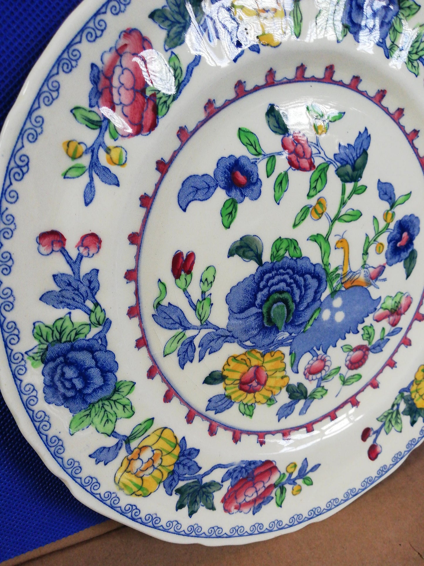 Mason's ironstone Regency pattern 17cm plate