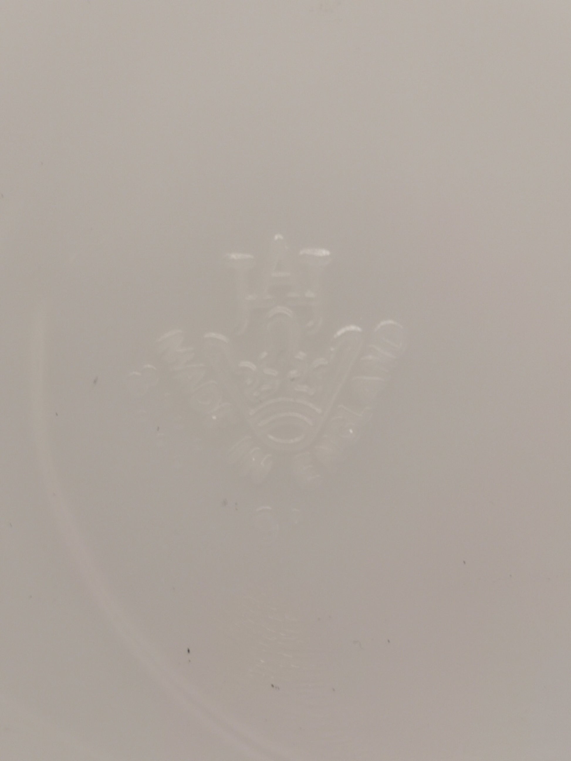 JAJ Pyrex red rose design side plate 6.5" diameter