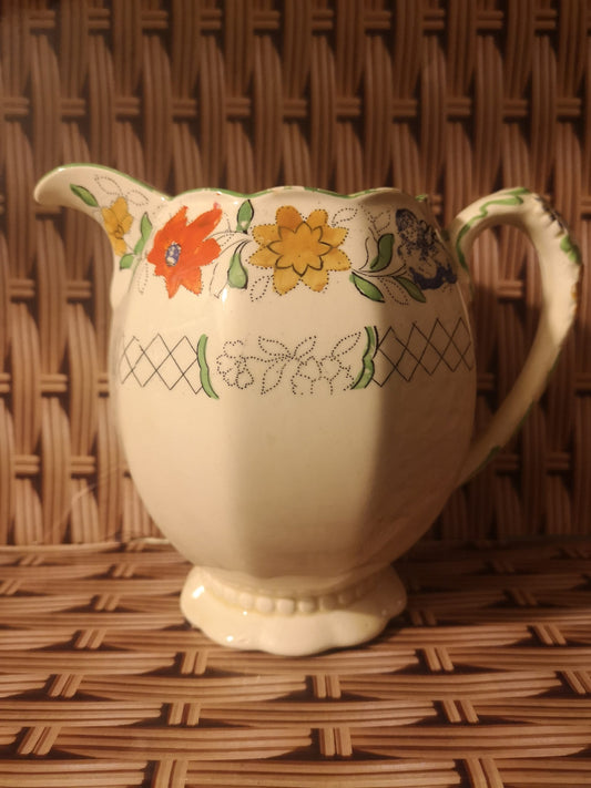 Mason's ironstone hand painted jug 5.5" tall