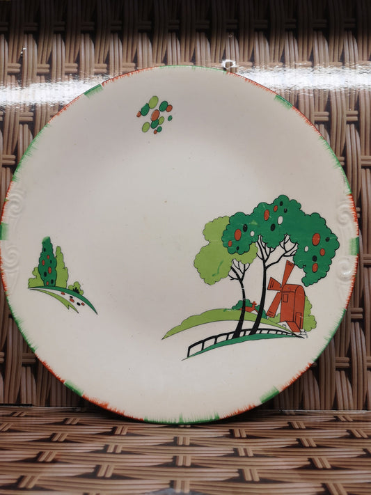 Swinnerton 23cm round plate, Clarice Cliff style