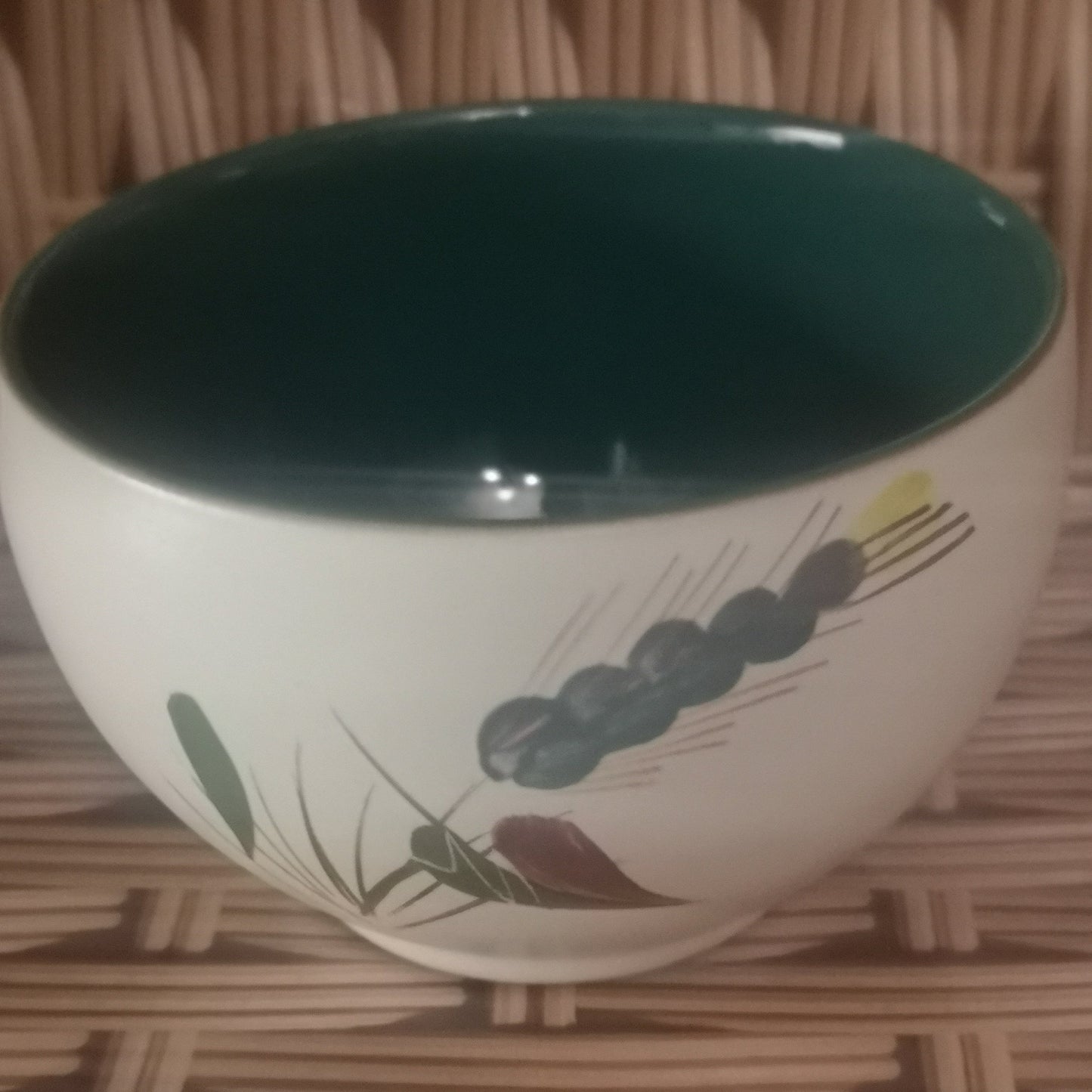 Denby pottery 'Greenwheat' sugar bowl