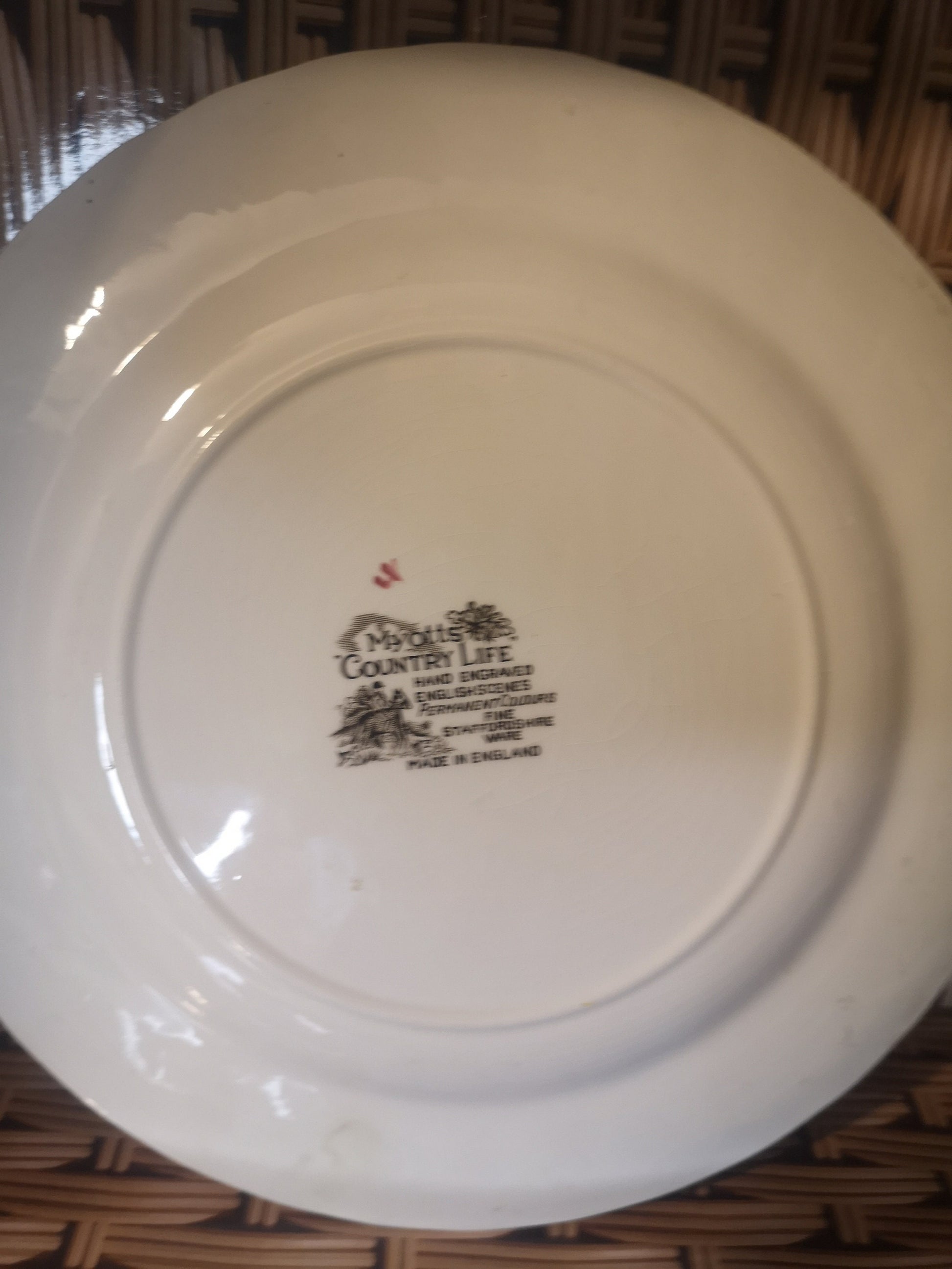 Copeland Spode Byron quartered plate 25cm