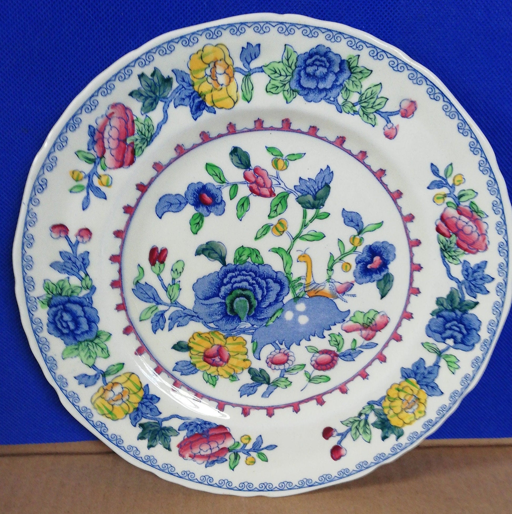 Mason's ironstone Regency pattern 17cm plate