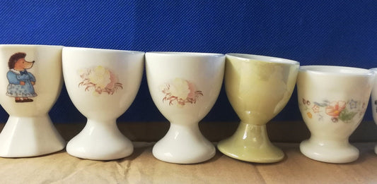 Single egg cups - Various designs and sizes - please choose