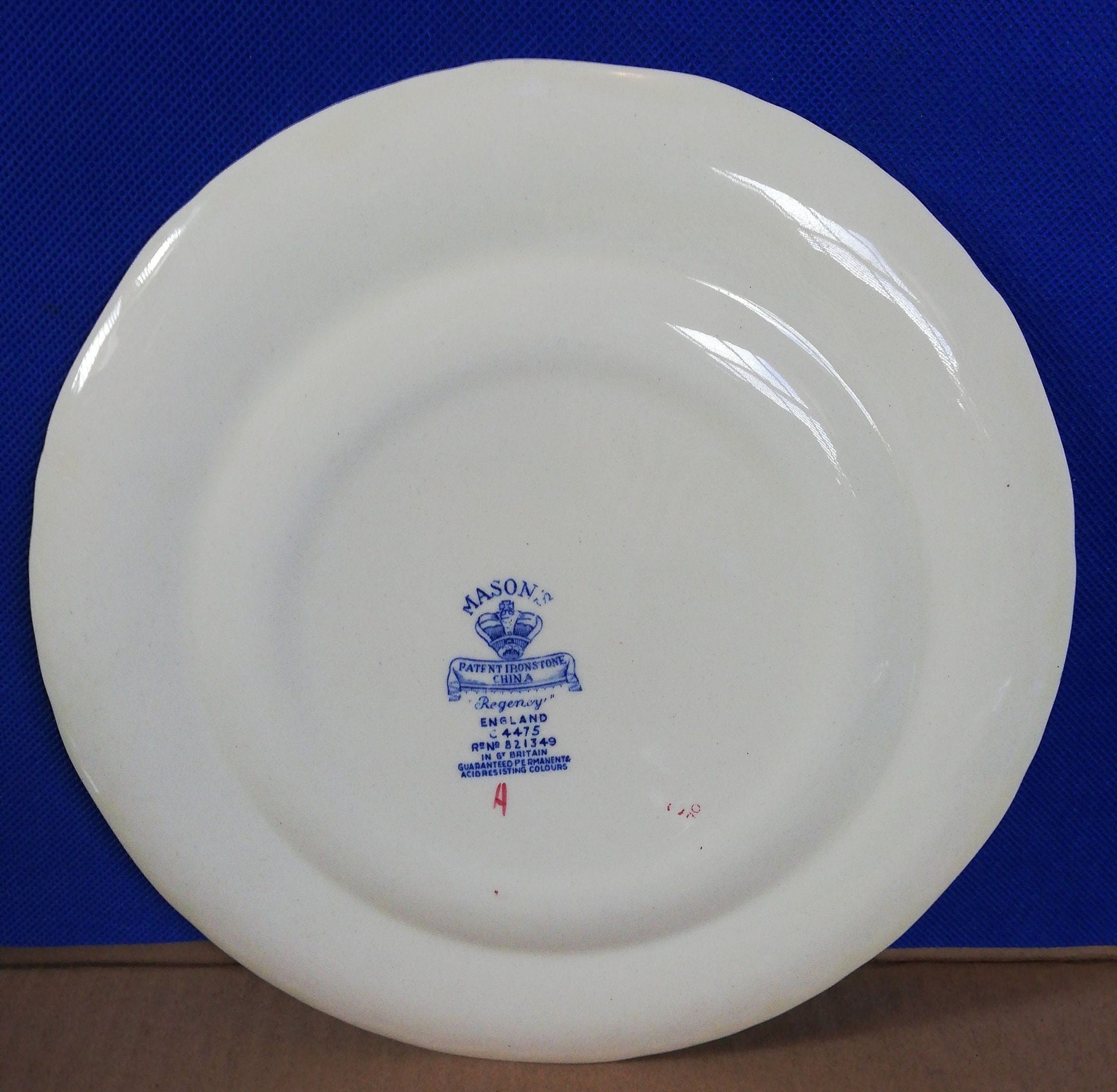 Mason's ironstone Regency pattern 17cm plate