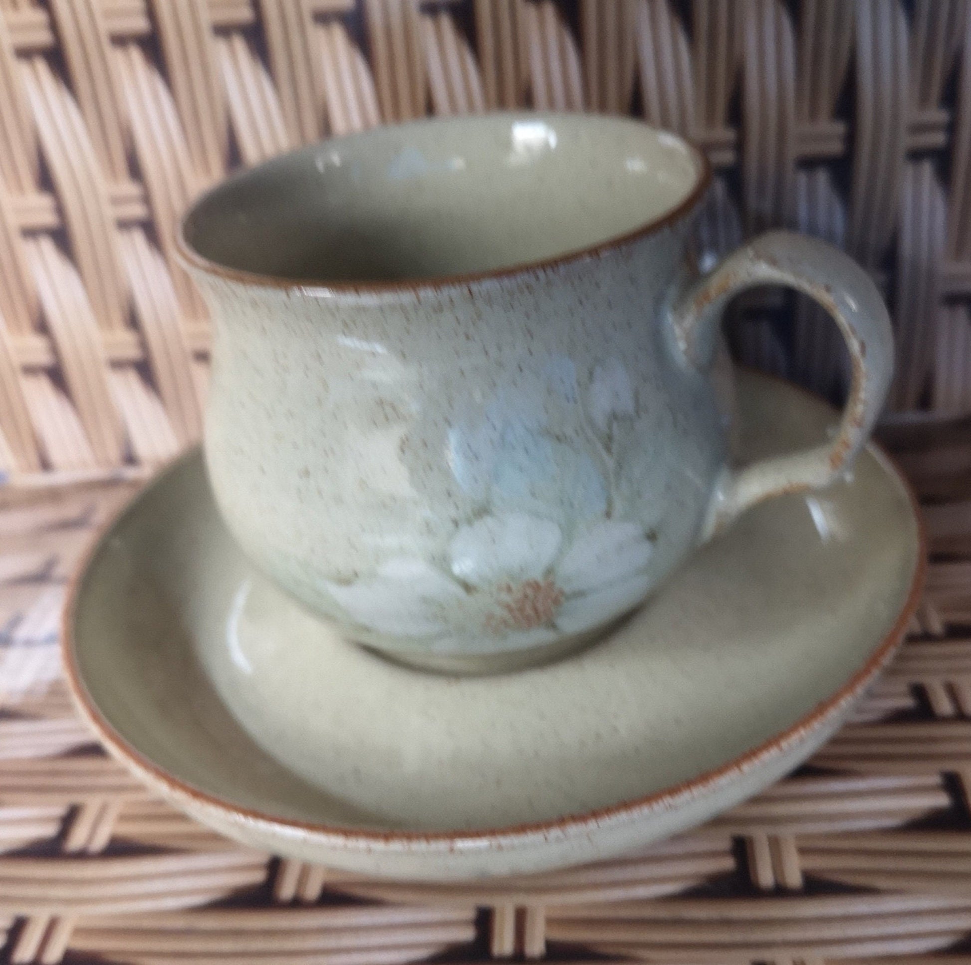 Denby daybreak cup and saucer