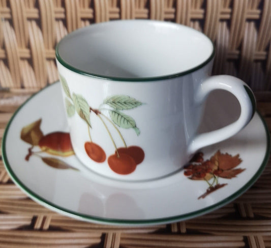 Royal Worcester Evesham Vale Cup and saucer