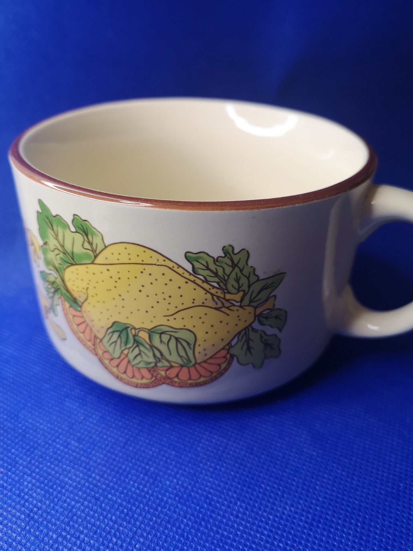 Shell promotion soup cup with illustrations of the flavour