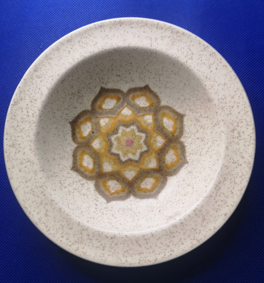 Royal Worcester palissy bowl in the kalabar range. 6.5" diameter