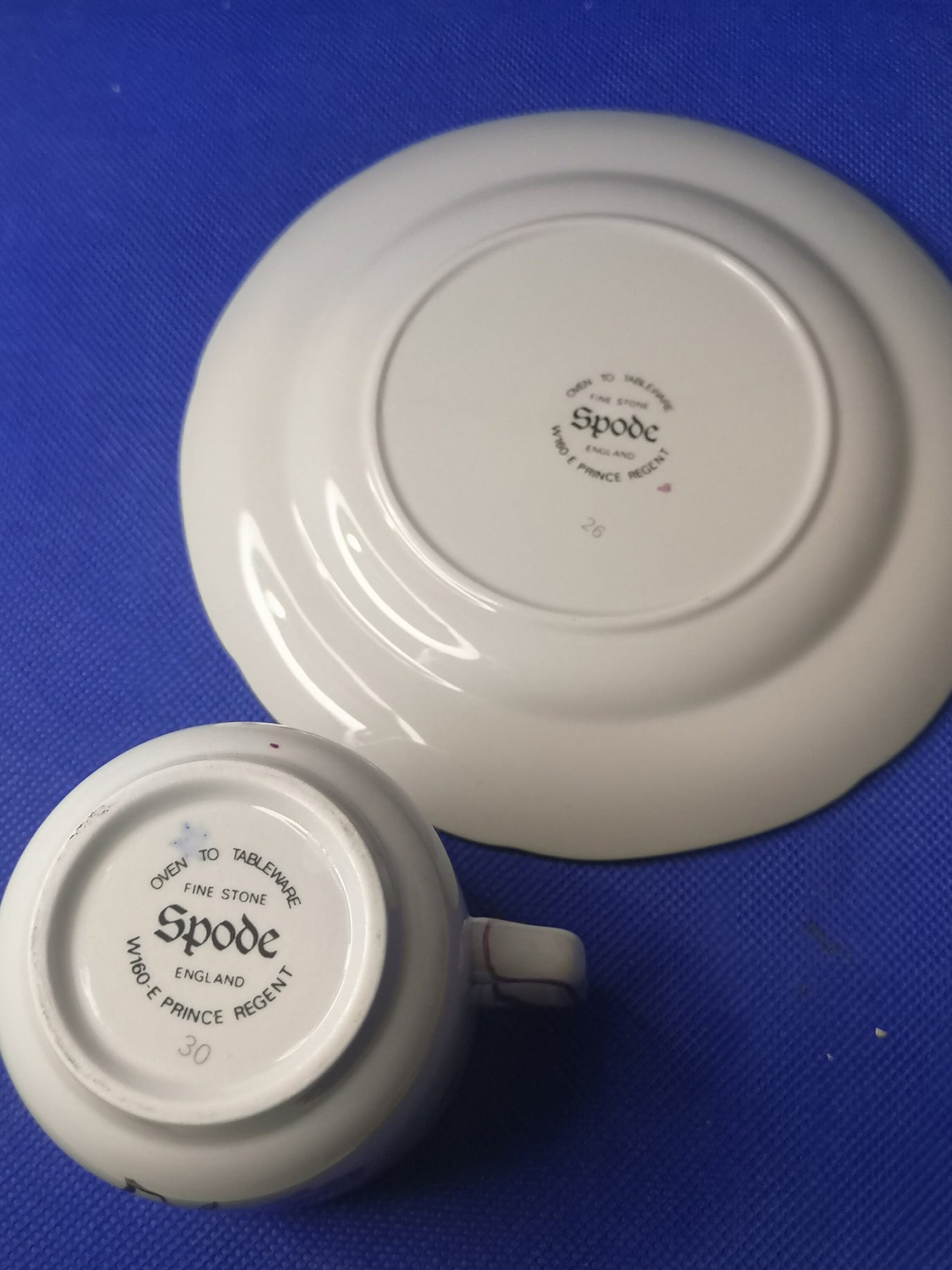 Spode Prince Regent trio set w160-e