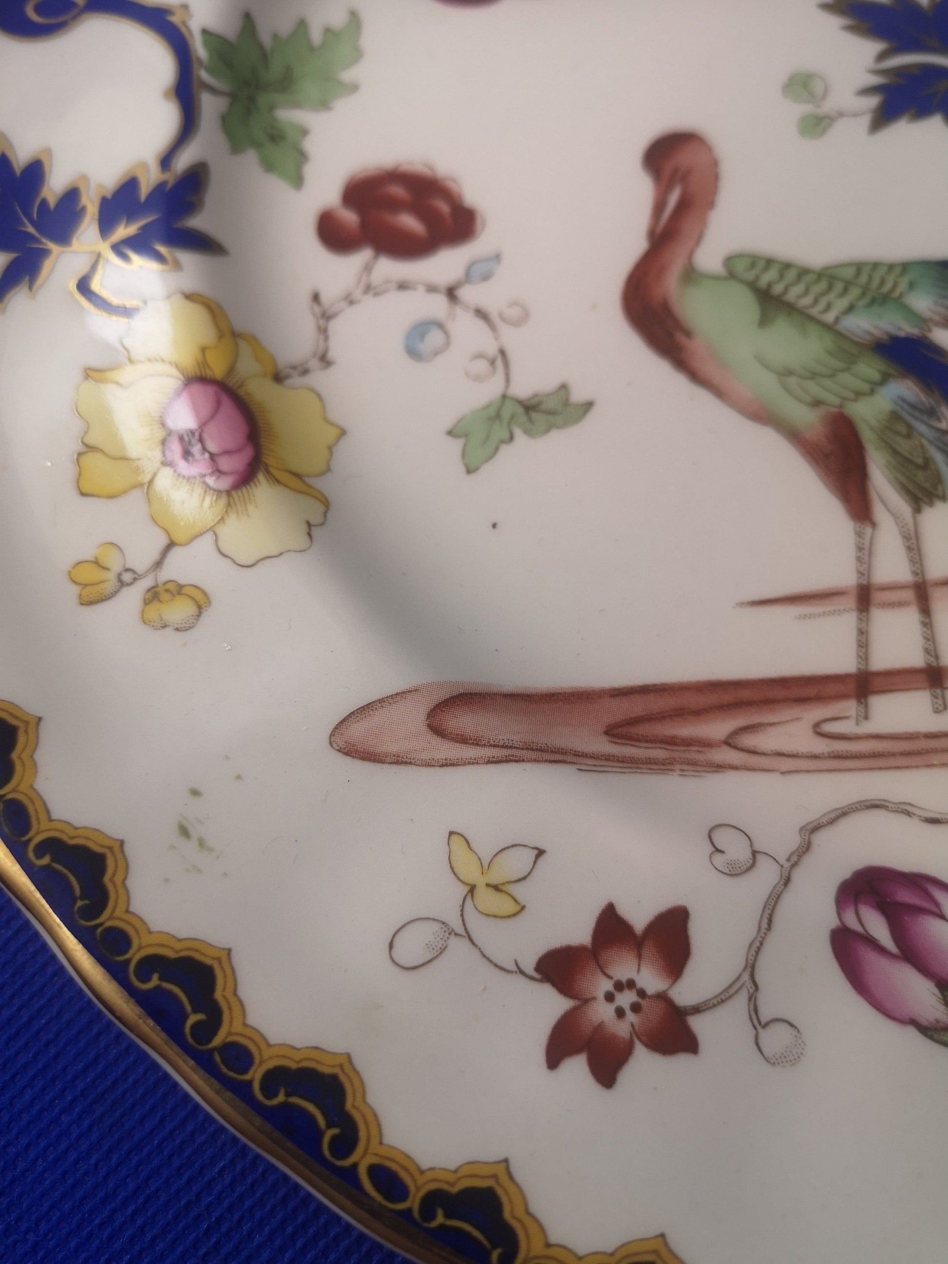 Mason's ironstone stork pattern 25cm salad / lunch plate Limited edition