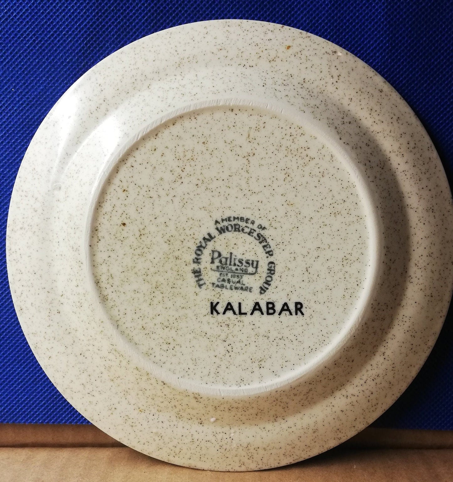 Royal Worcester palissy side plate in the kalabar range. 6" diameter