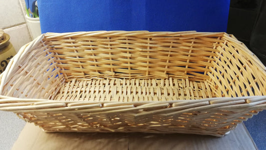 wicker basket for displays, hampers, gifts