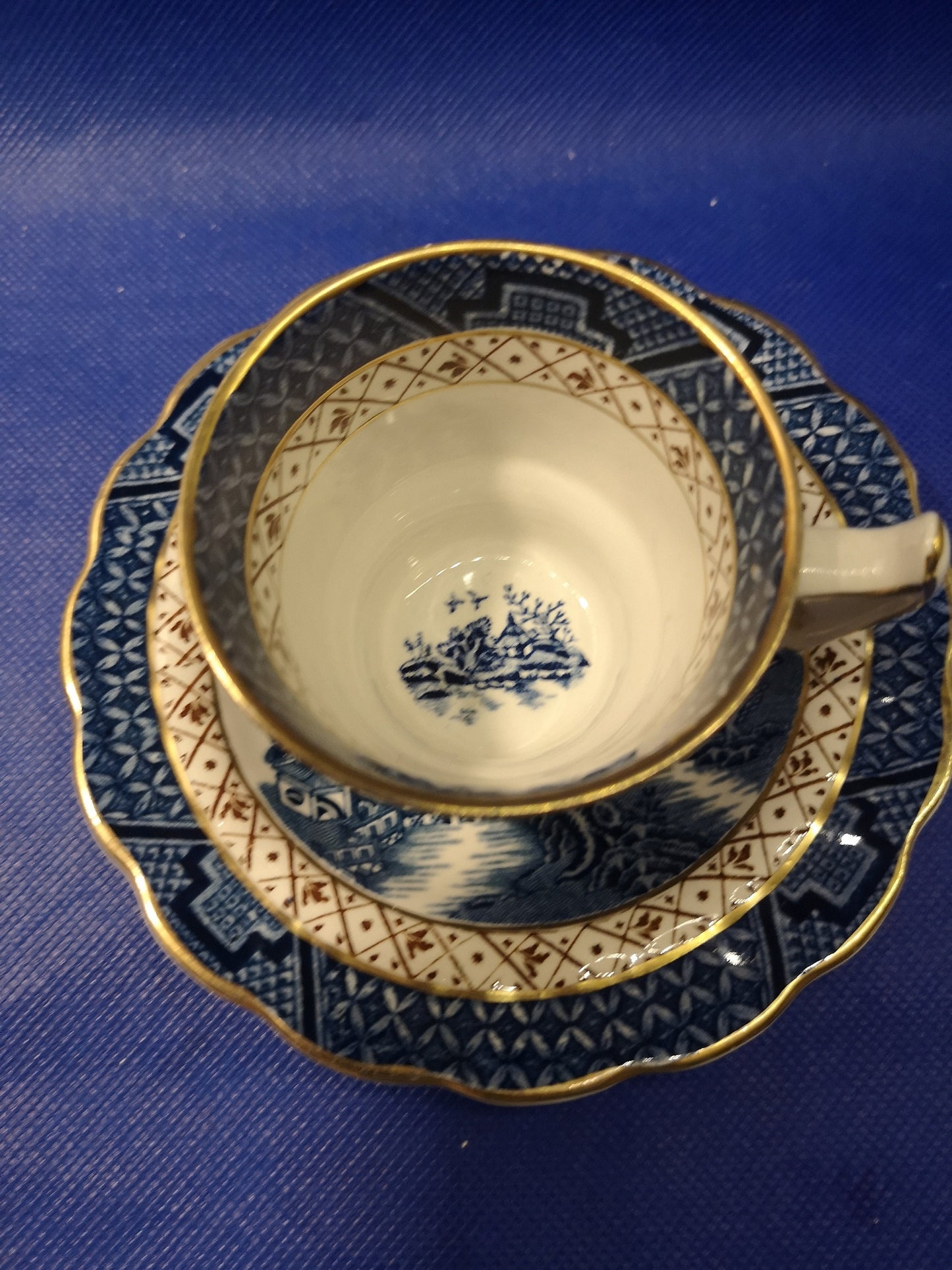 Booths Real old Willow cup and saucer