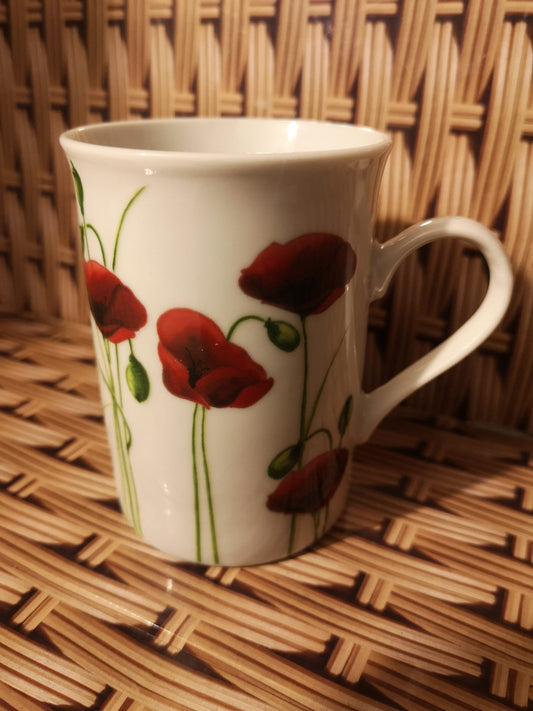 Poppy design mug - modern