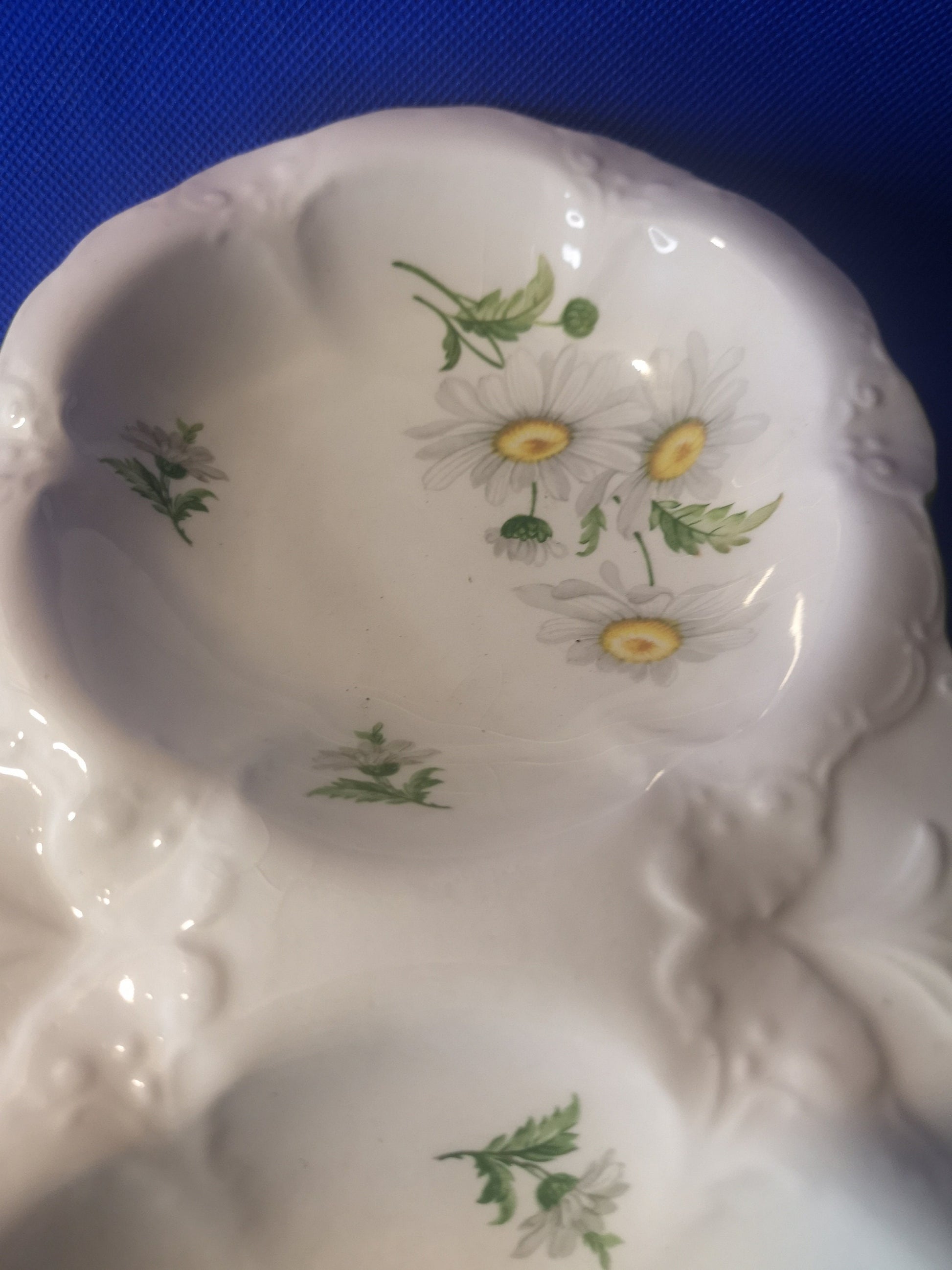 James Kent Old Foley daisy serving dish