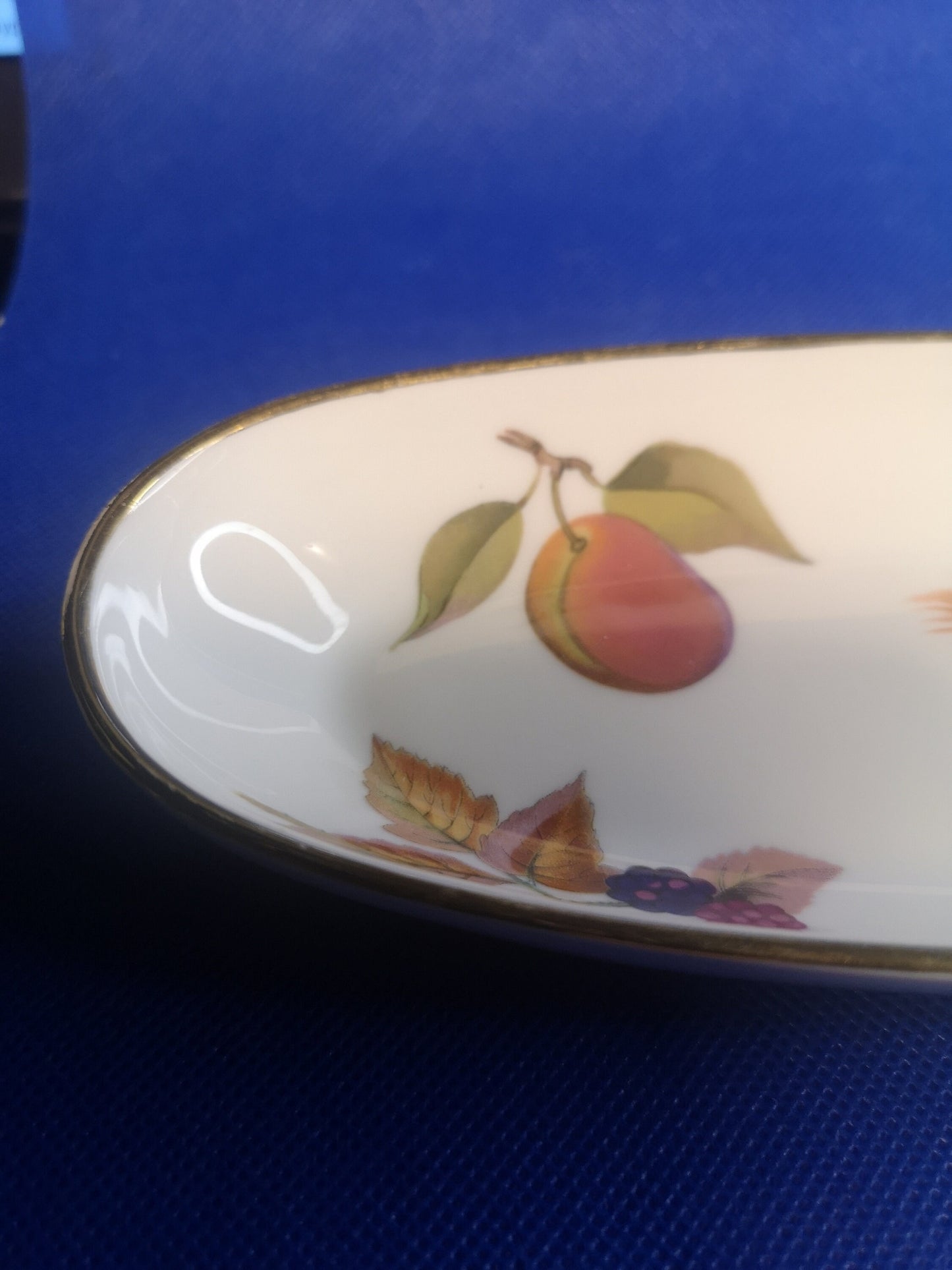 Royal Worcester corn on the cob dish tray 22.5cm x 8.5cm