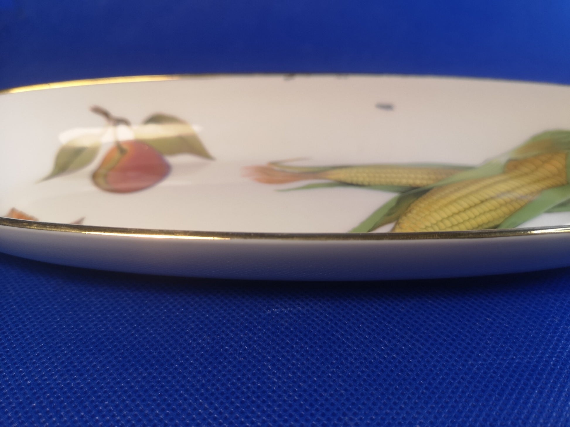 Royal Worcester corn on the cob dish tray 22.5cm x 8.5cm