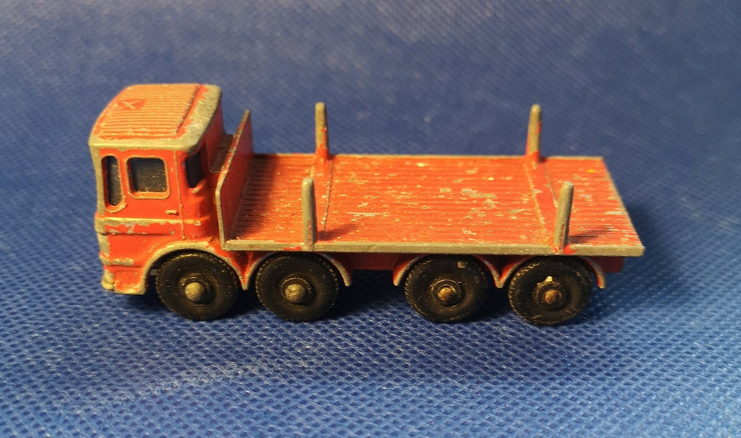 Lesney matchbox red pipe truck series no 10