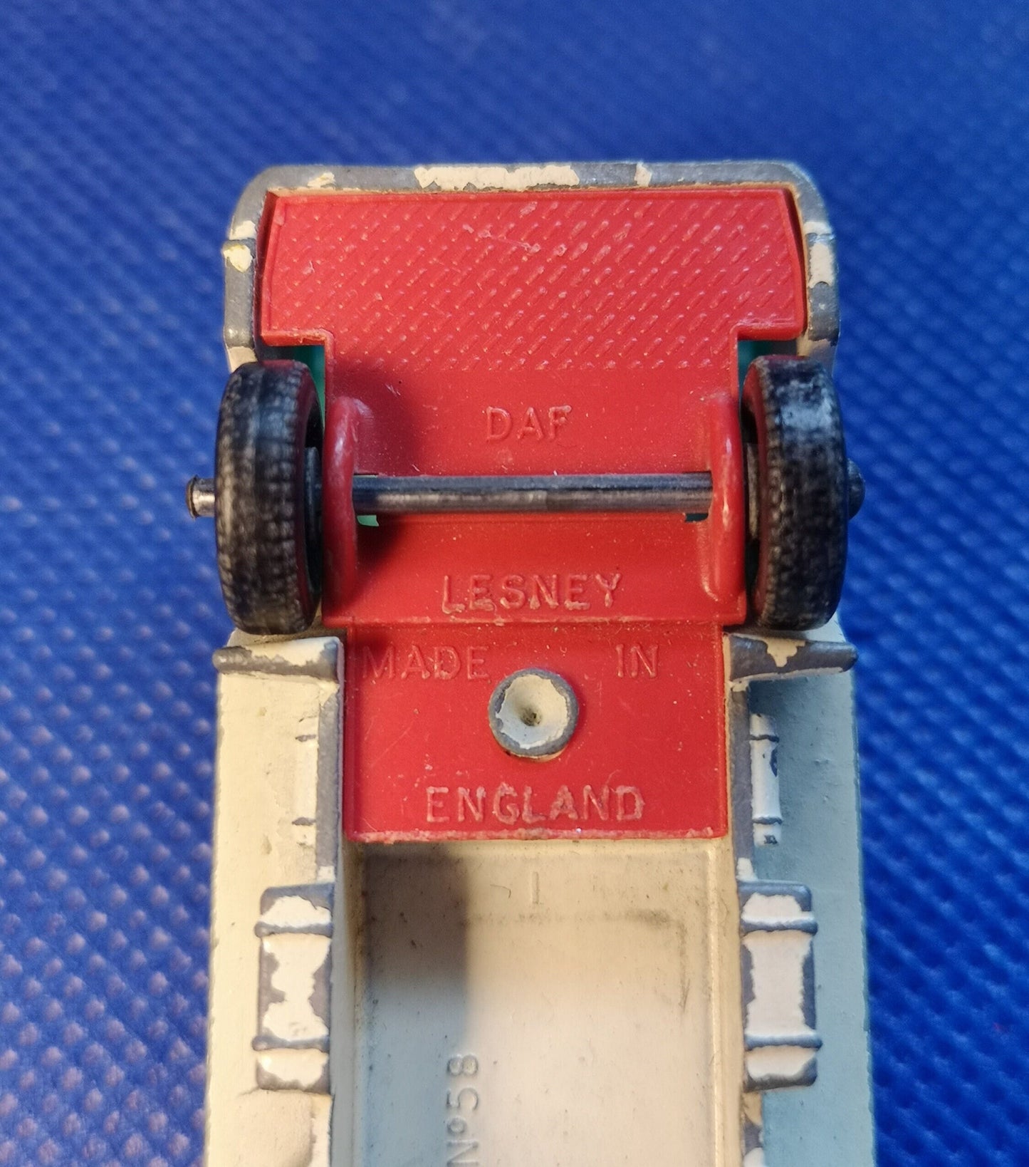 Lesney matchbox white girder truck series no 58