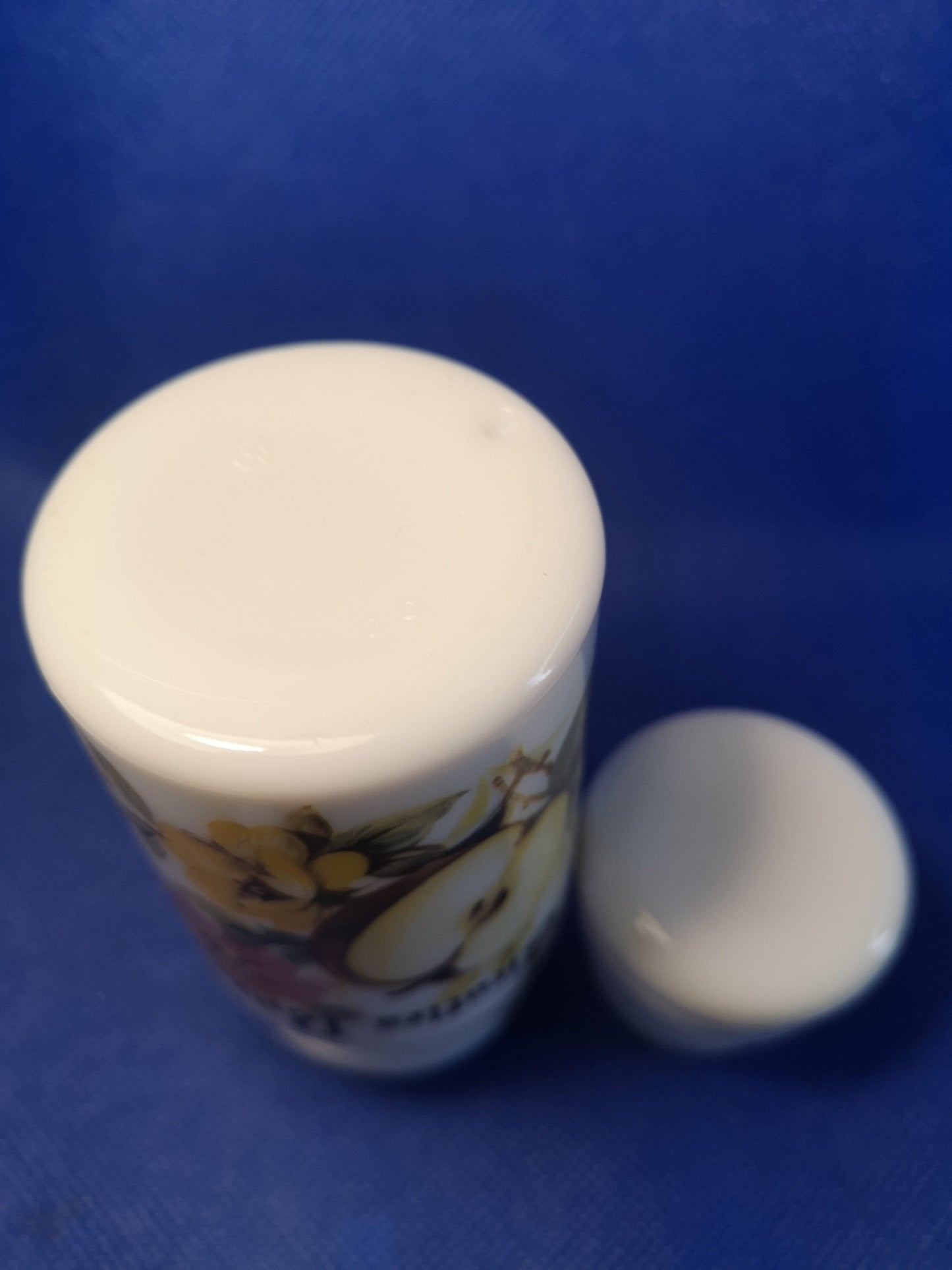 Milk glass spice jar made in France, various please choose - price for one jar