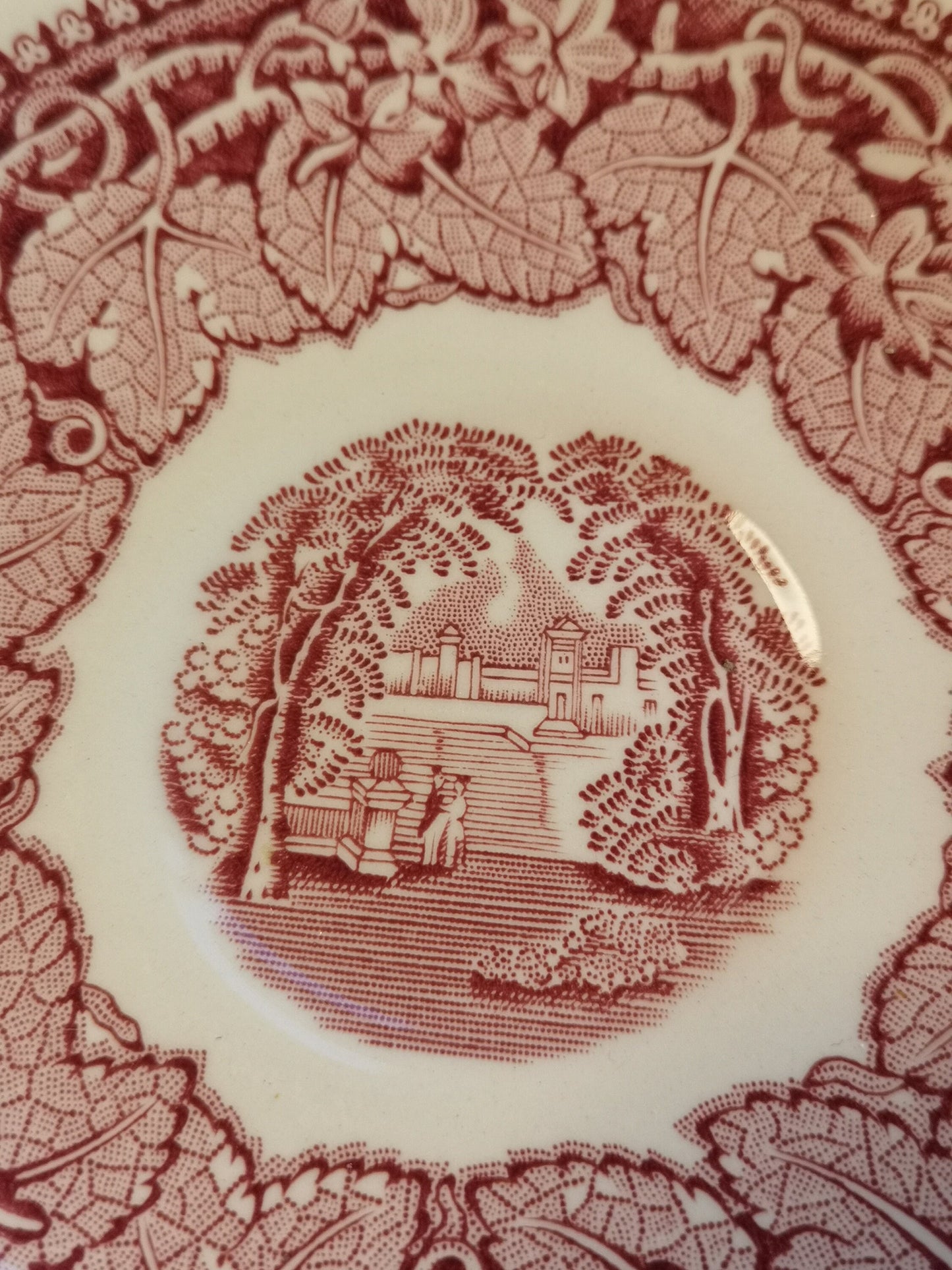 Mason's ironstone Red vista breakfast cup and saucer