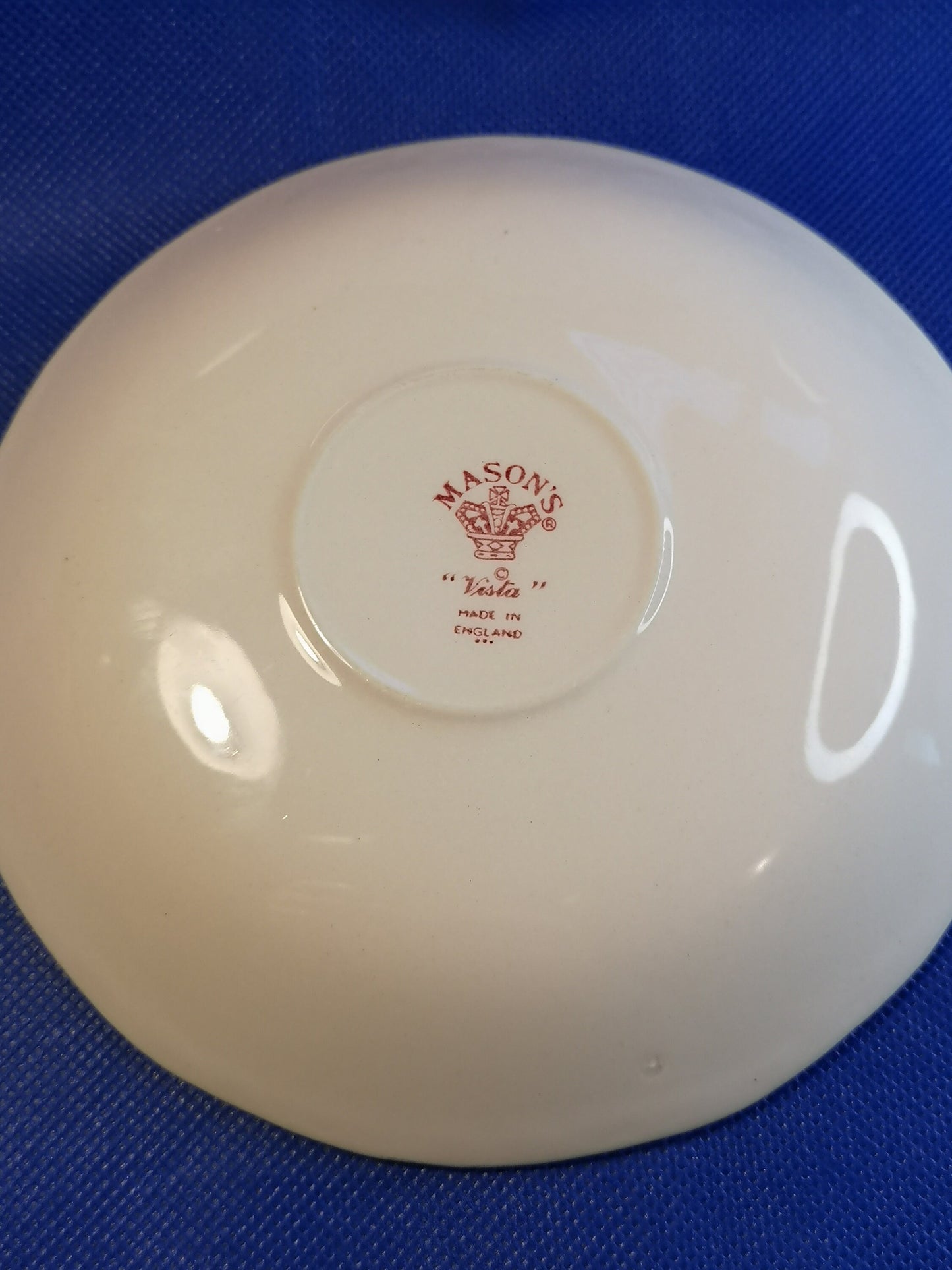 Mason's ironstone Red vista breakfast cup and saucer