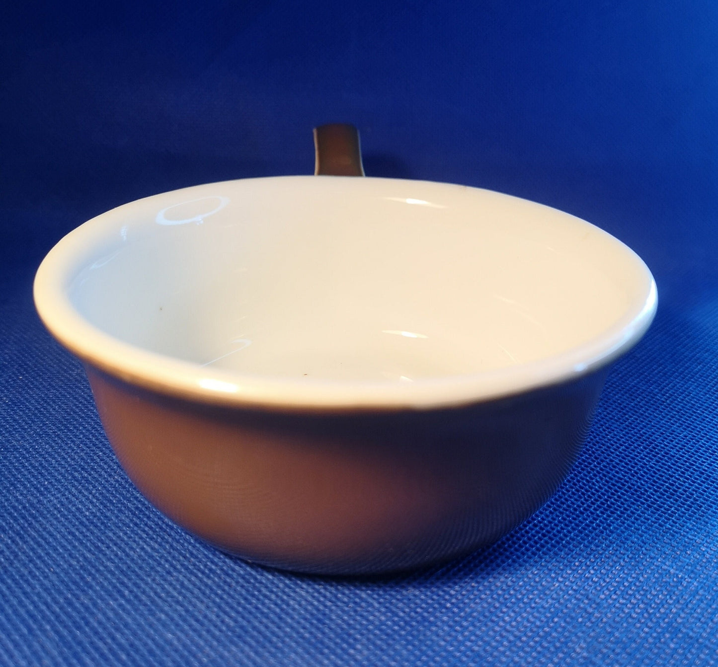 Royal Worcester brown lustre cocotte with handle dish