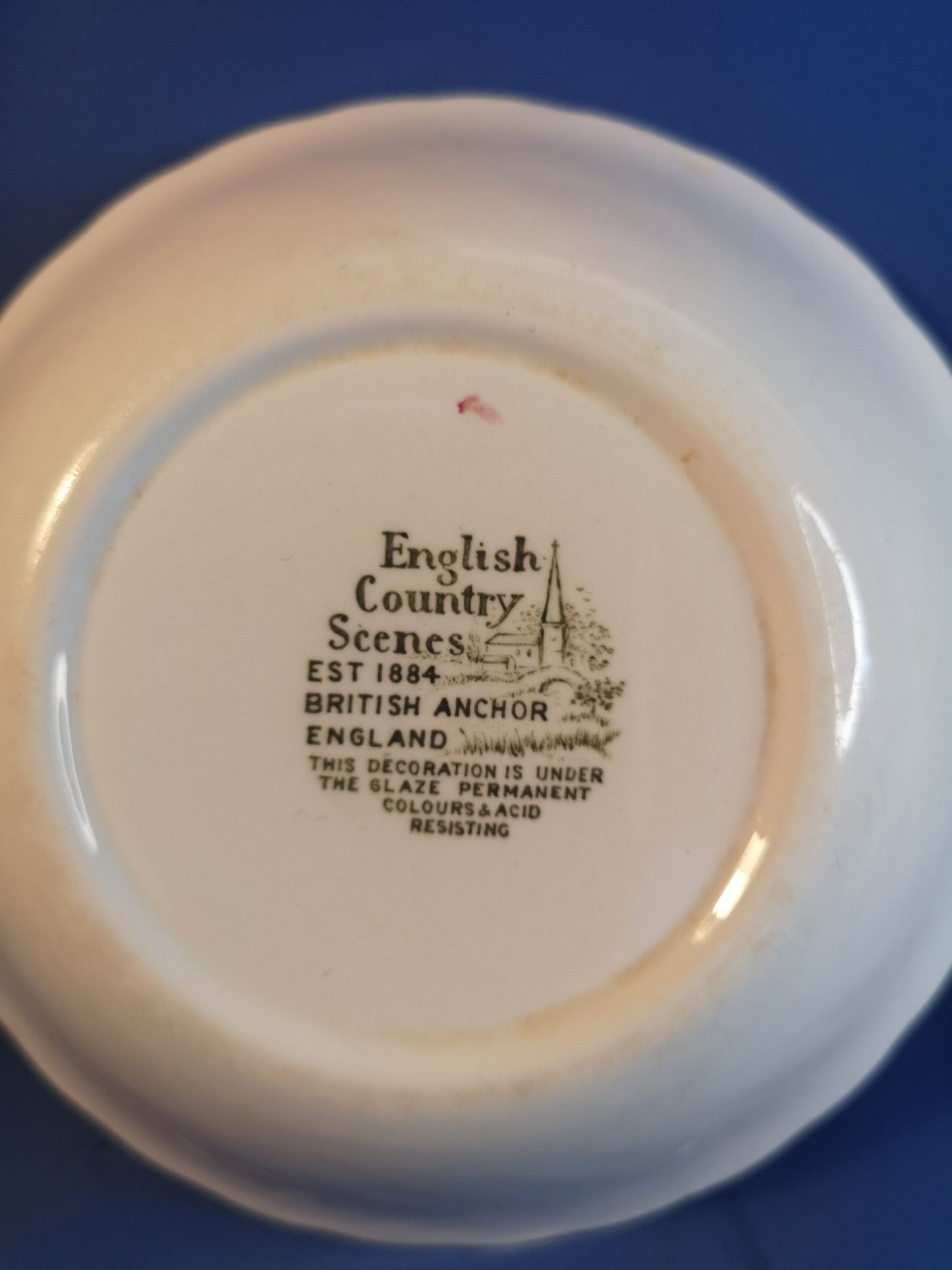 British anchor country scene small bowl for Sweets and treats