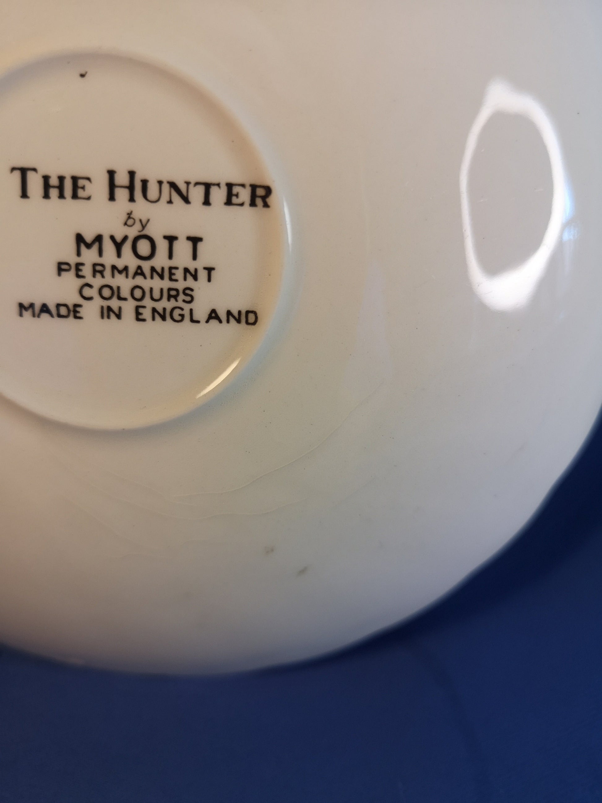 Myott the hunter saucer 14cm diameter