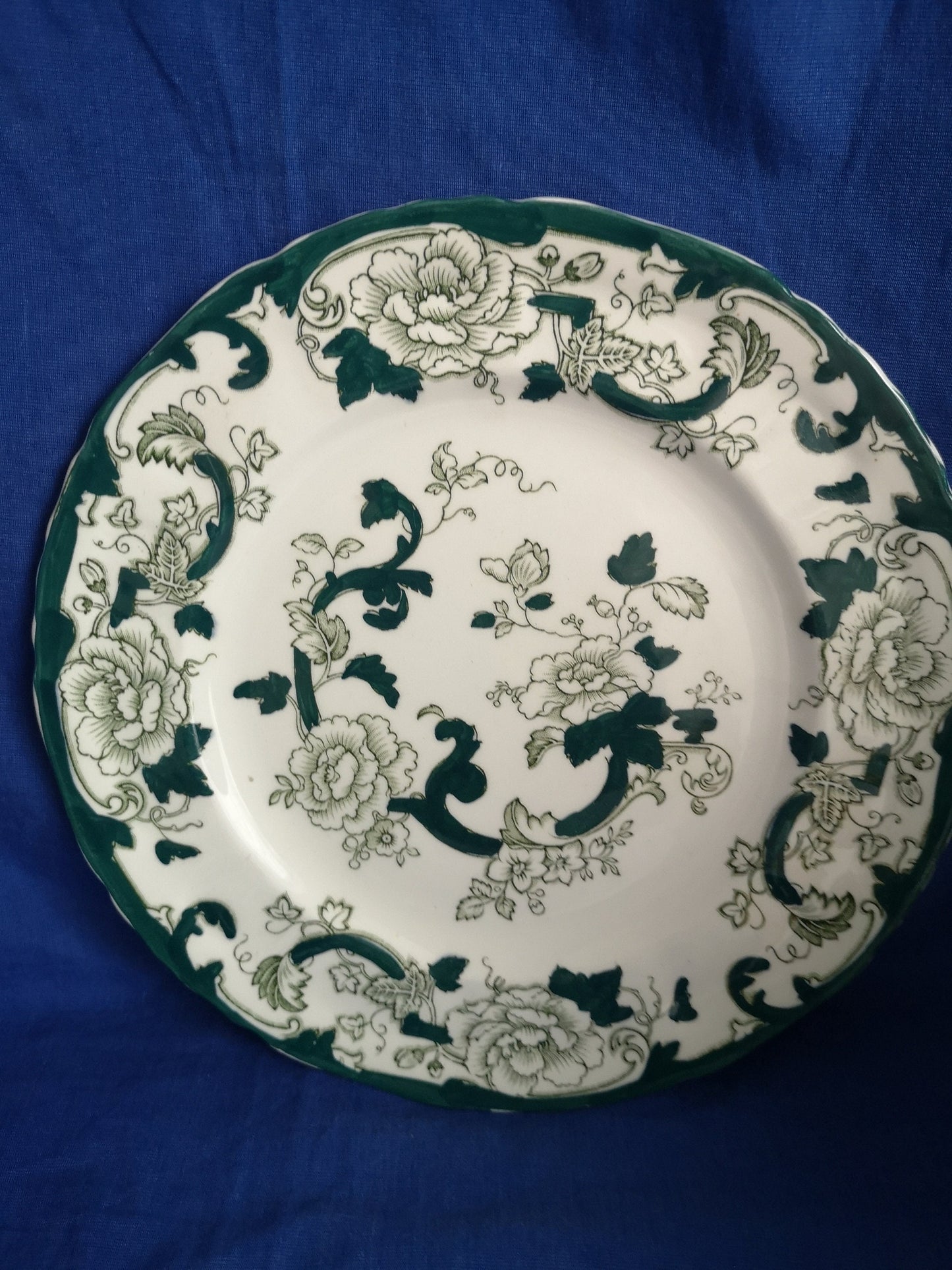 Mason's Ironstone Chartreuse Plates and bowls