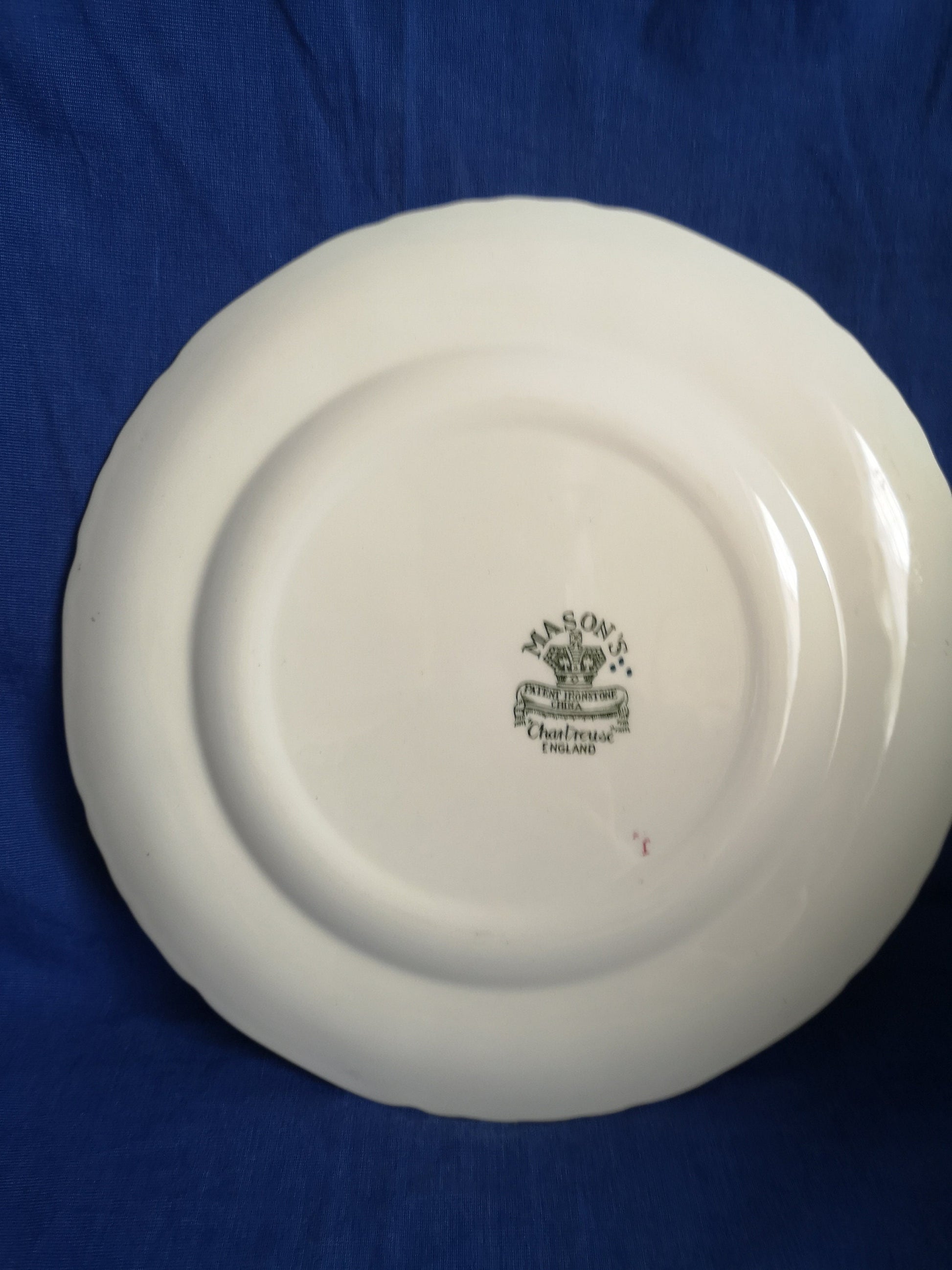 Mason's Ironstone Chartreuse Plates and bowls