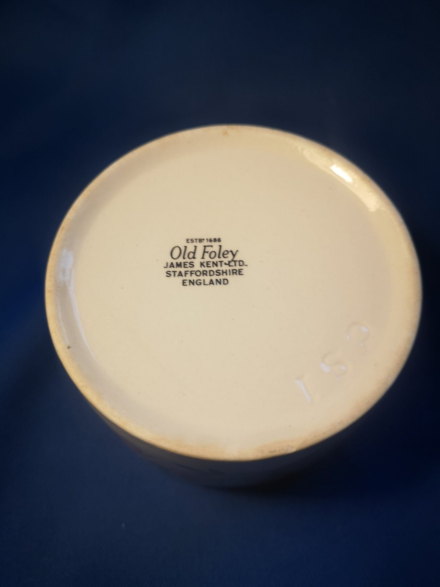 James Kent Old Foley round trinket dish with lid 8.5cm diameter