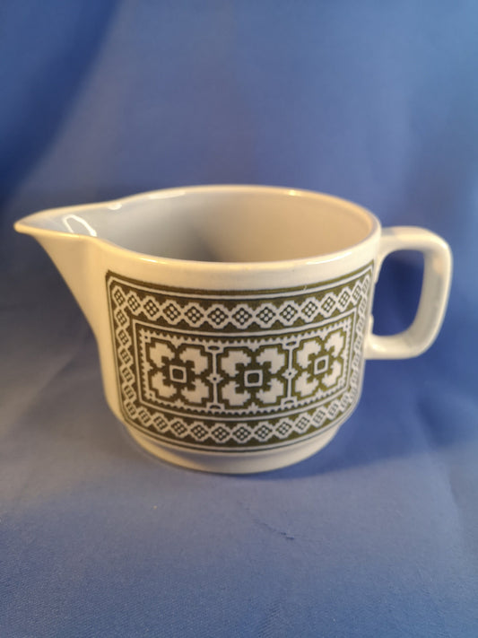 Hornsea pottery tapestry sauce / gravy jug 300ml capacity