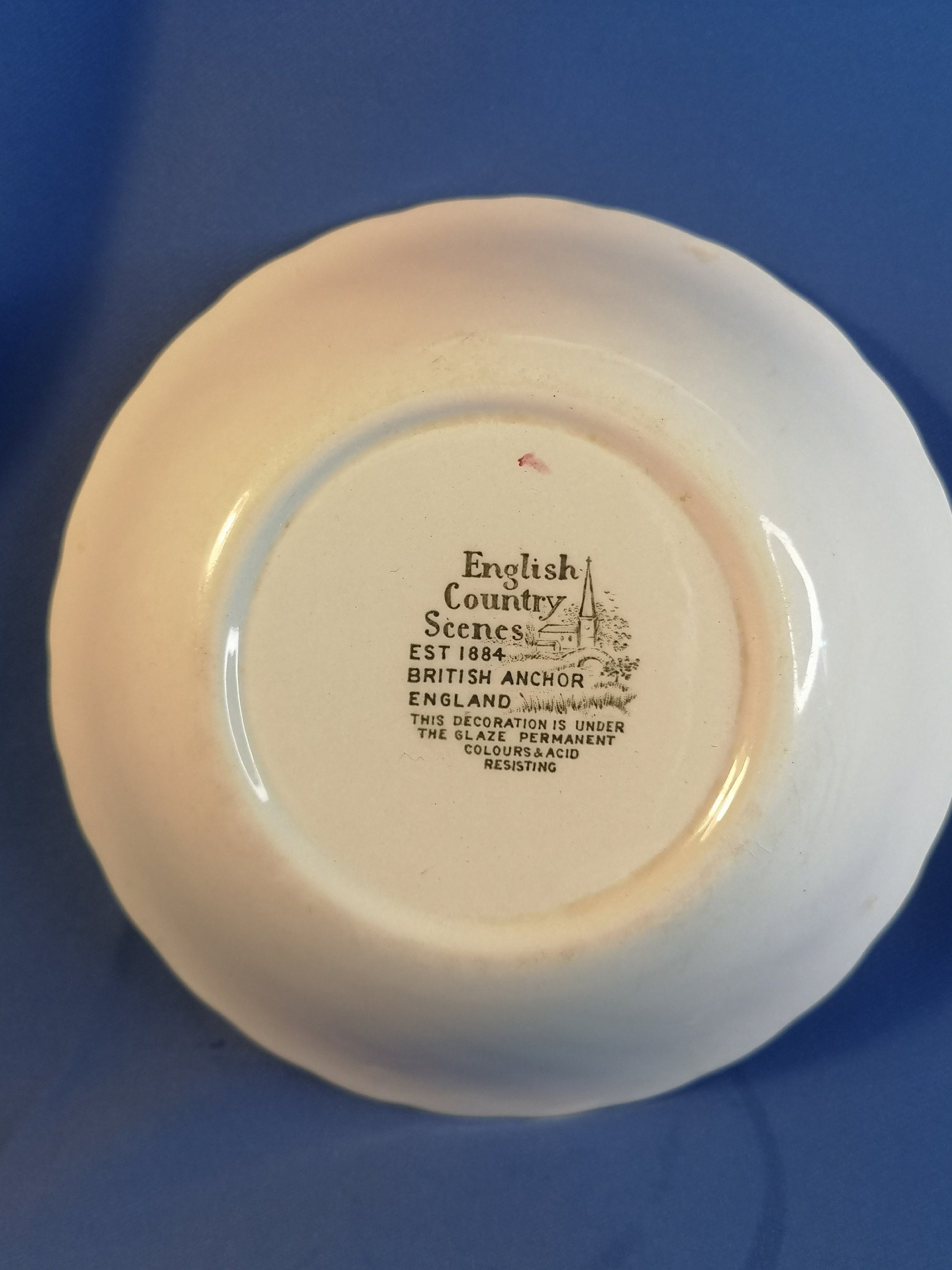 British anchor country scene small bowl for Sweets and treats