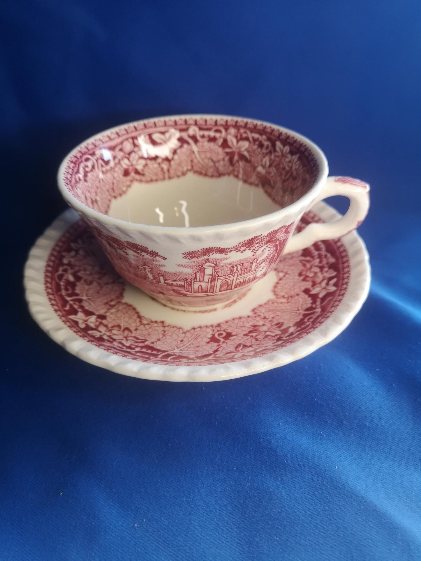 Mason's ironstone Red vista breakfast cup and saucer