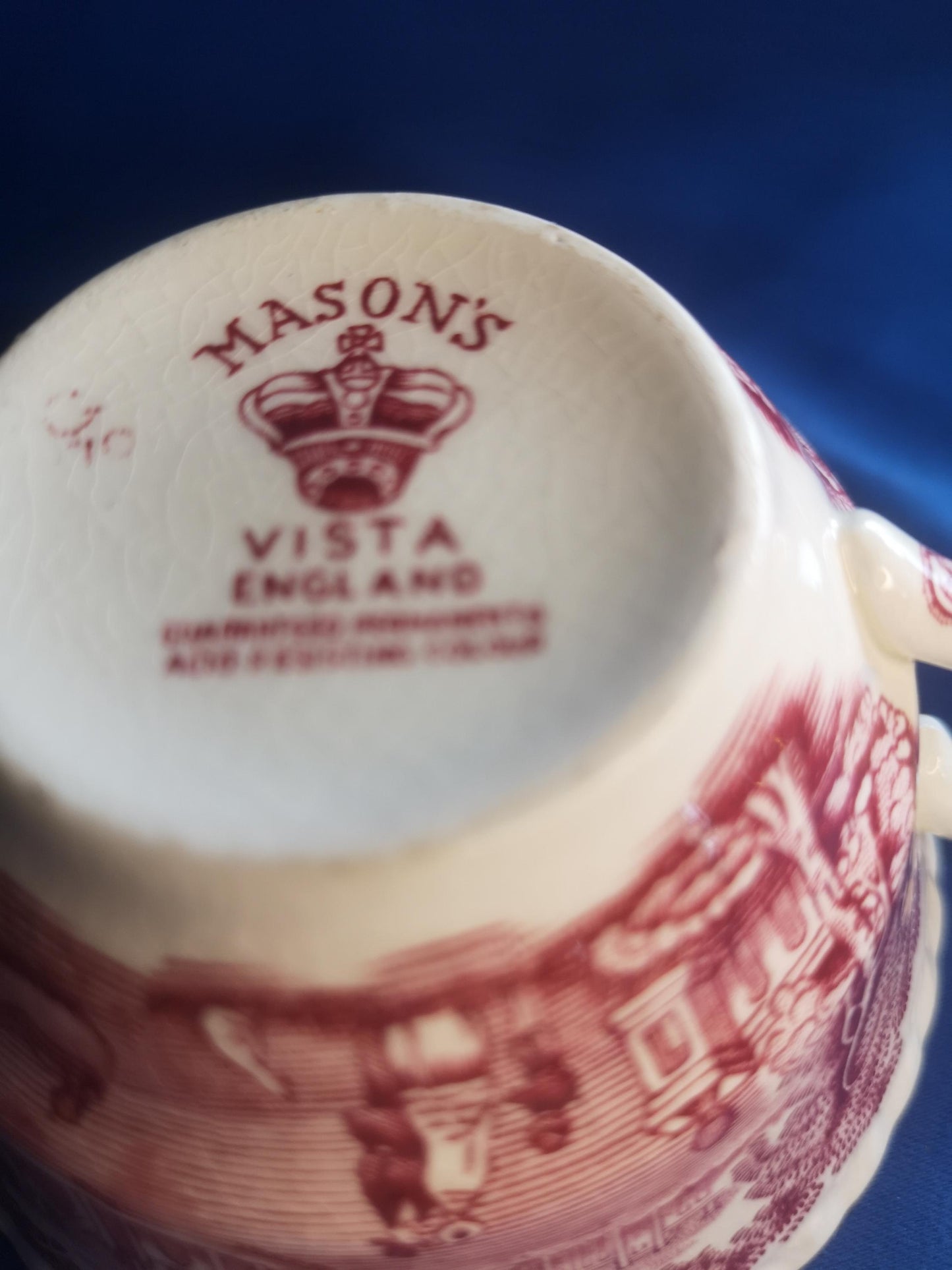 Mason's ironstone Red vista breakfast cup and saucer