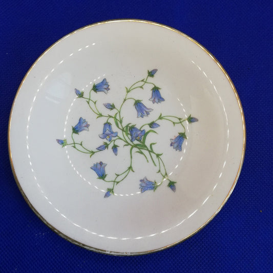 English fine china decorative round plate 4 1/2"