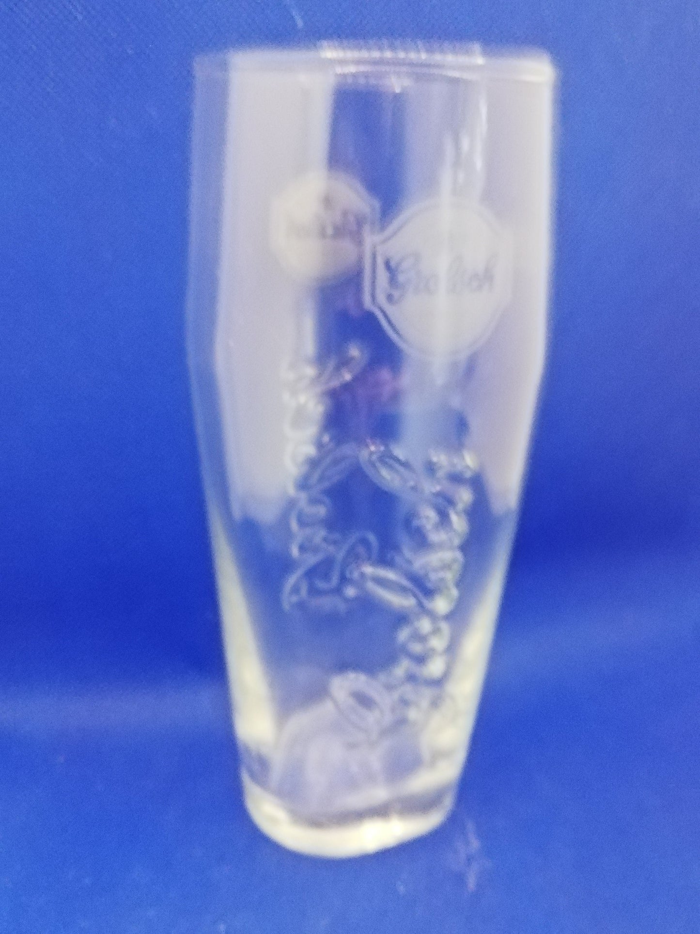 Grolsch lager pint glass