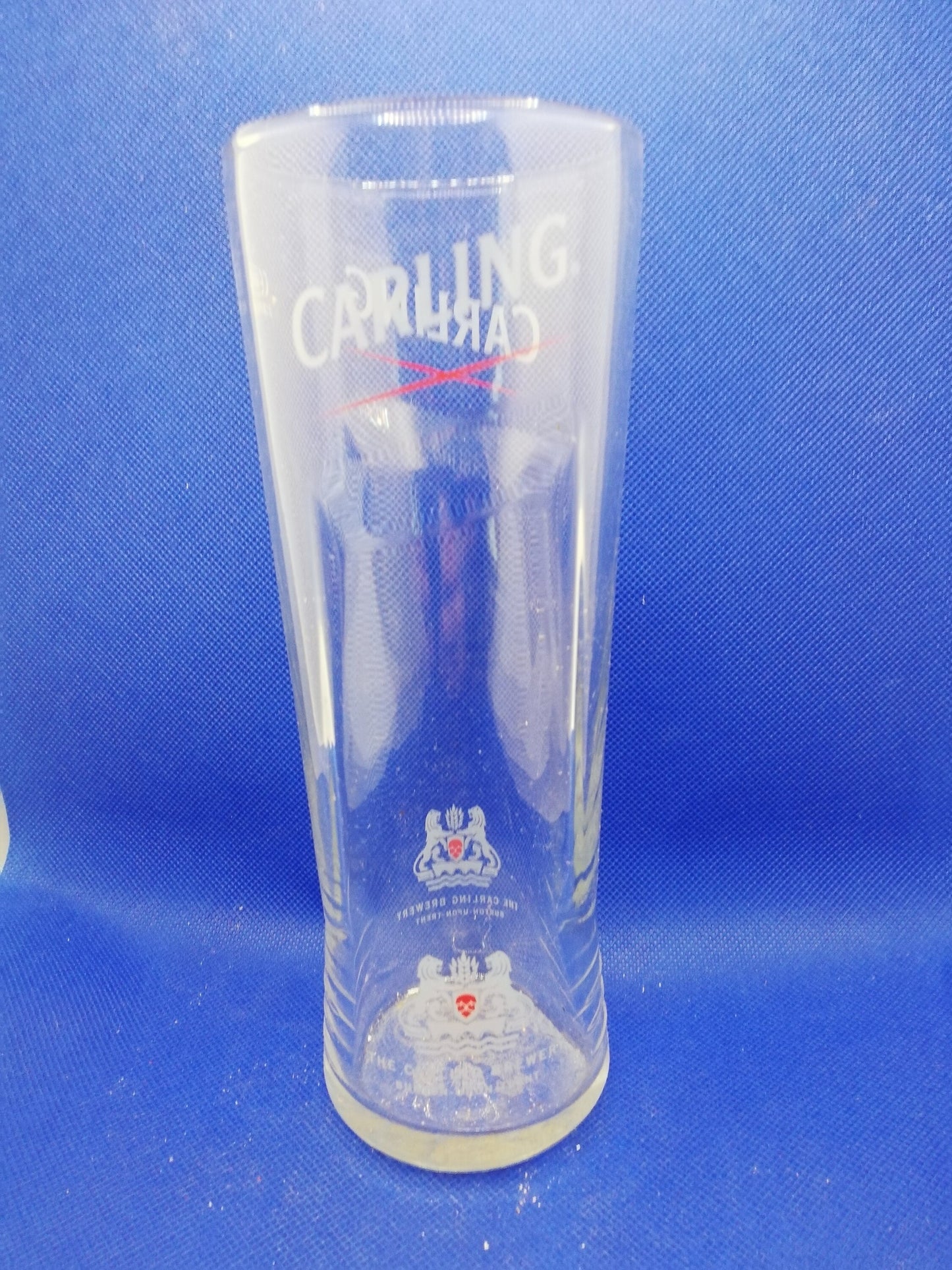 Carling lager pint glass