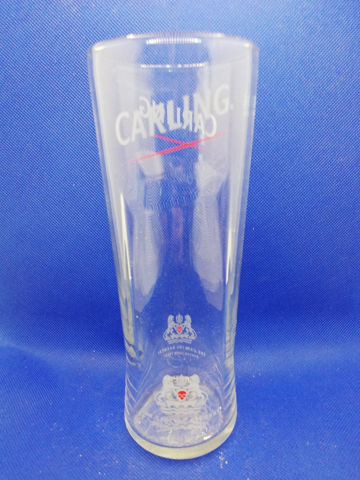 Carling lager pint glass