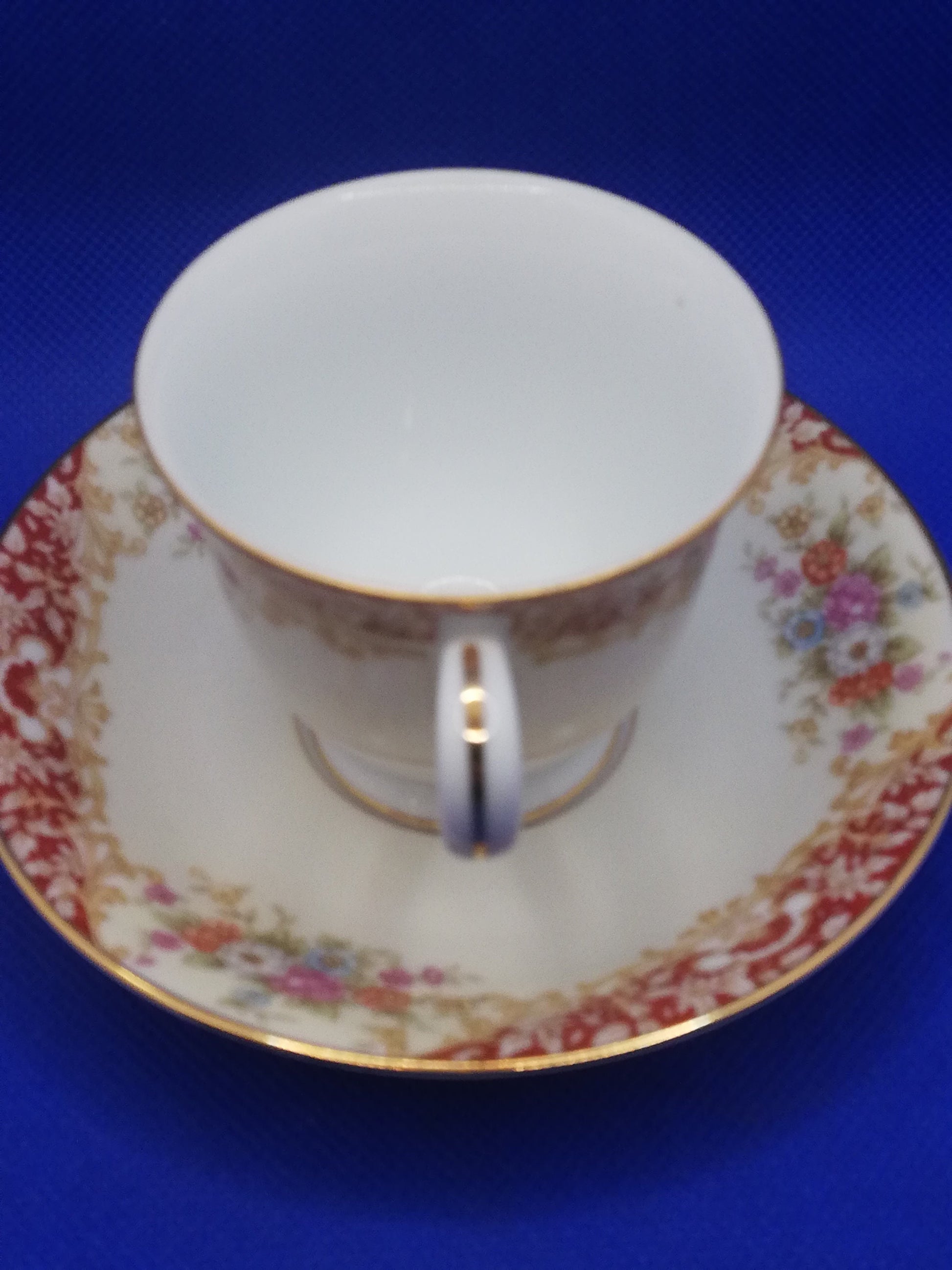 Noritake Japenese cup and saucer = small - Vintage