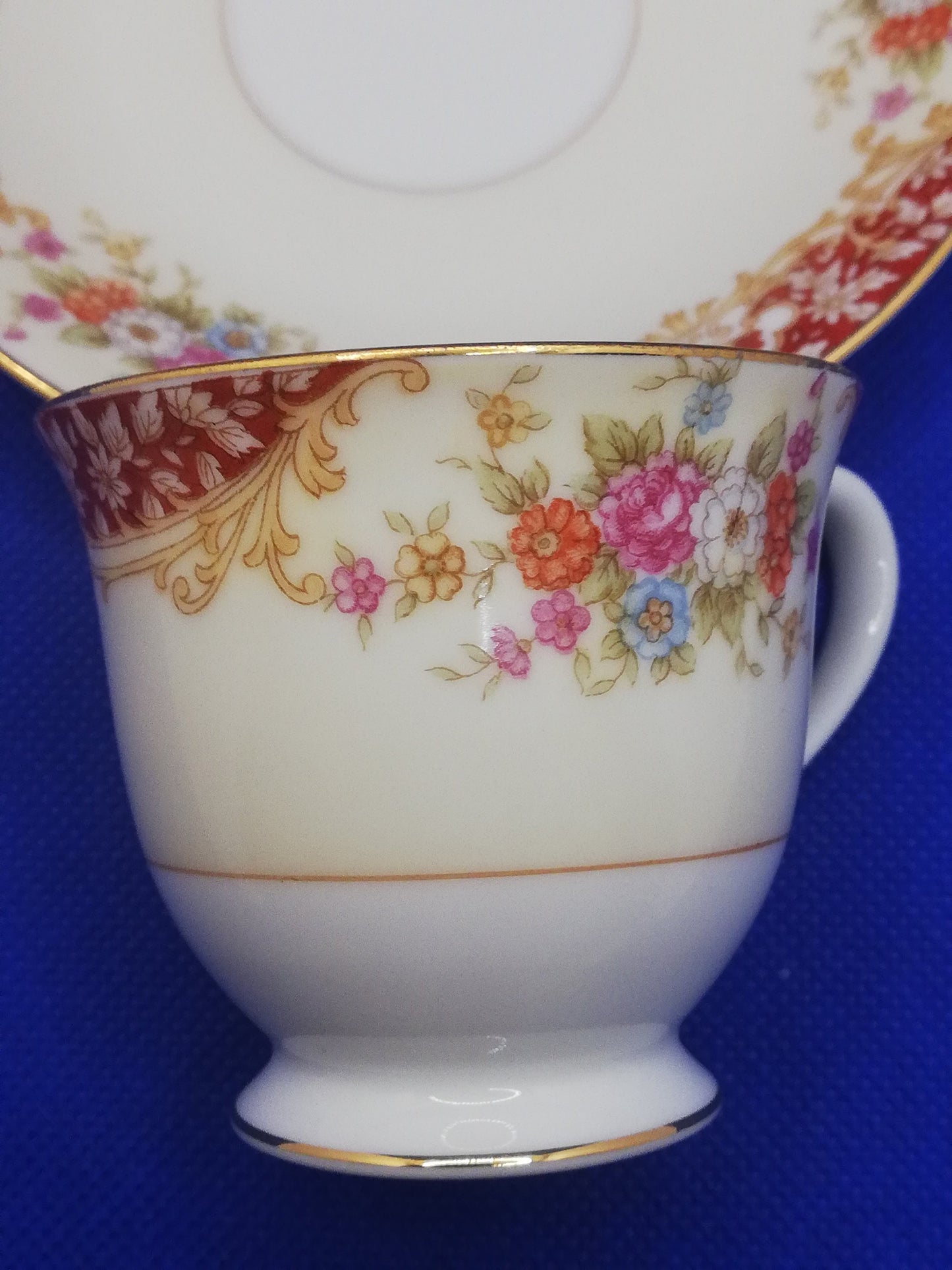 Noritake Japenese cup and saucer = small - Vintage