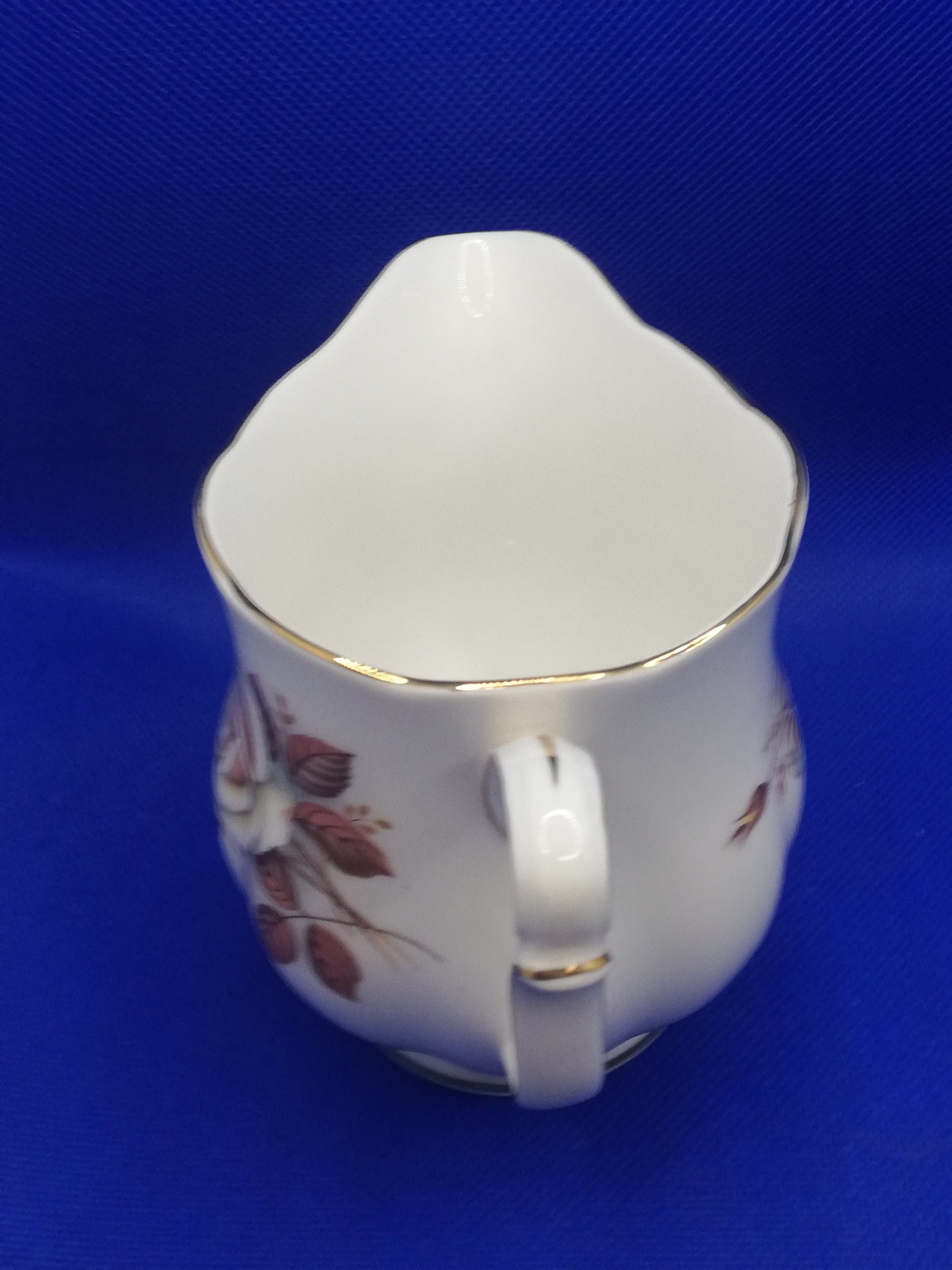 Queen Anne Autumn Rose milk jug / creamer - great condition