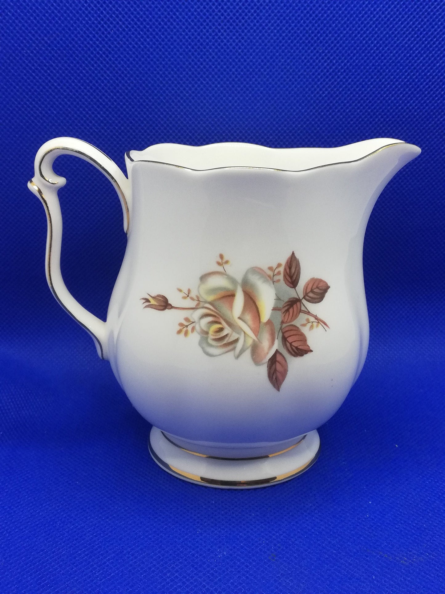 Queen Anne Autumn Rose milk jug / creamer - great condition