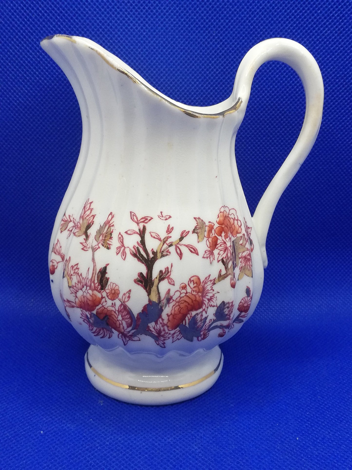 Floral design Jug and slop bowl - no markings