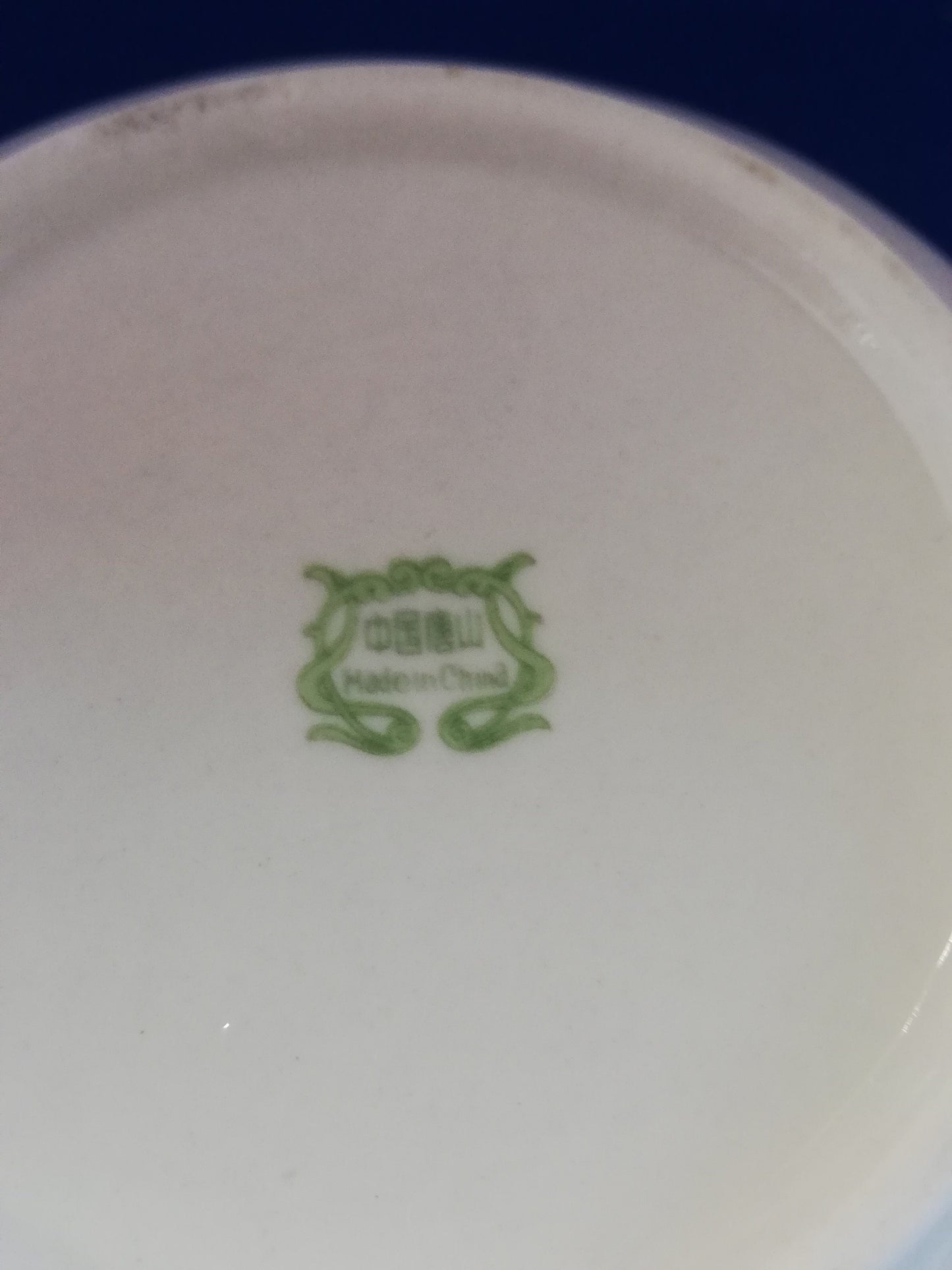 Soup bowl with mushroom recipe printed on it - Made in china - great inexpensive present