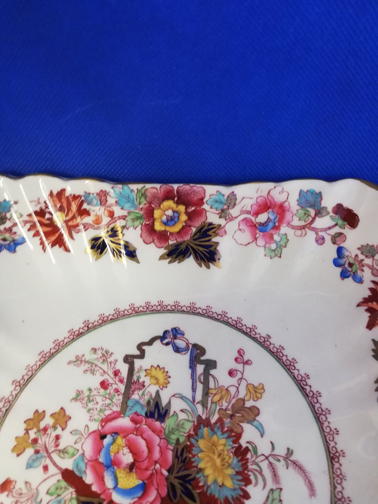 Mason's Ironstone Brocade square dish - Fantastic condition