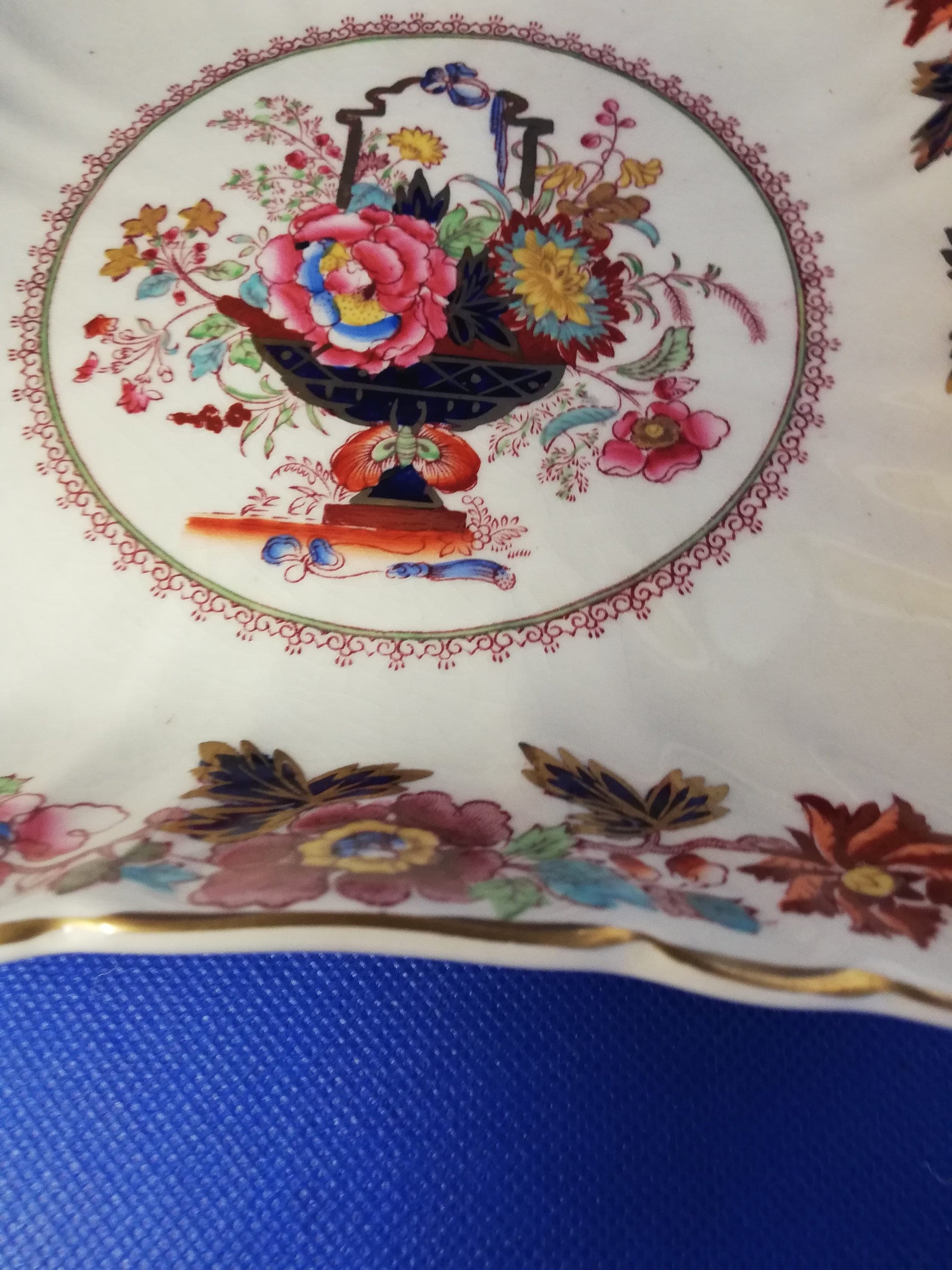 Mason's Ironstone Brocade square dish - Fantastic condition