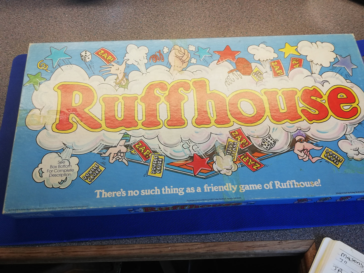 Ruffhouse - vintage board game by Parker Brothers - 1980s - complete